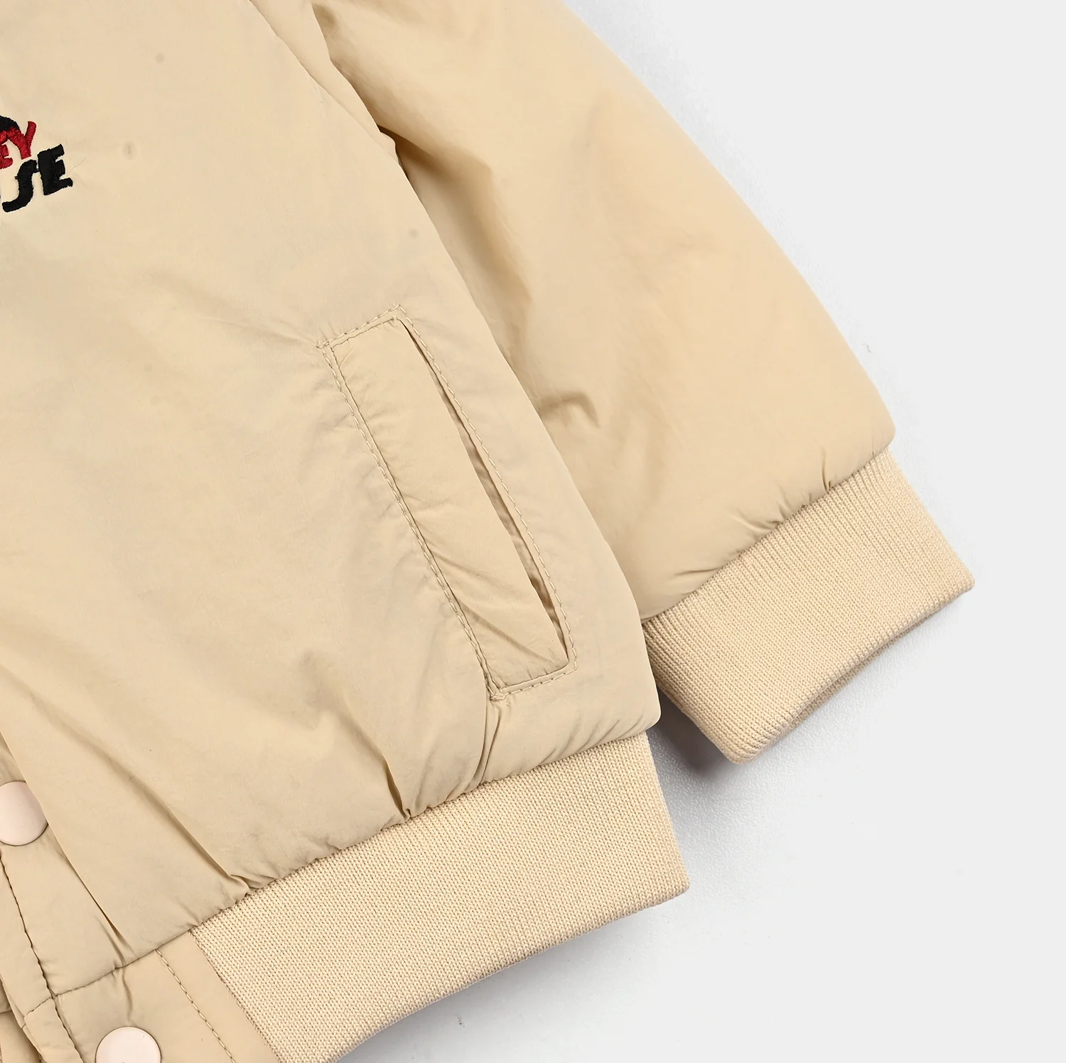 Infant Boys Quilted Jacket F/S-White - Image 2