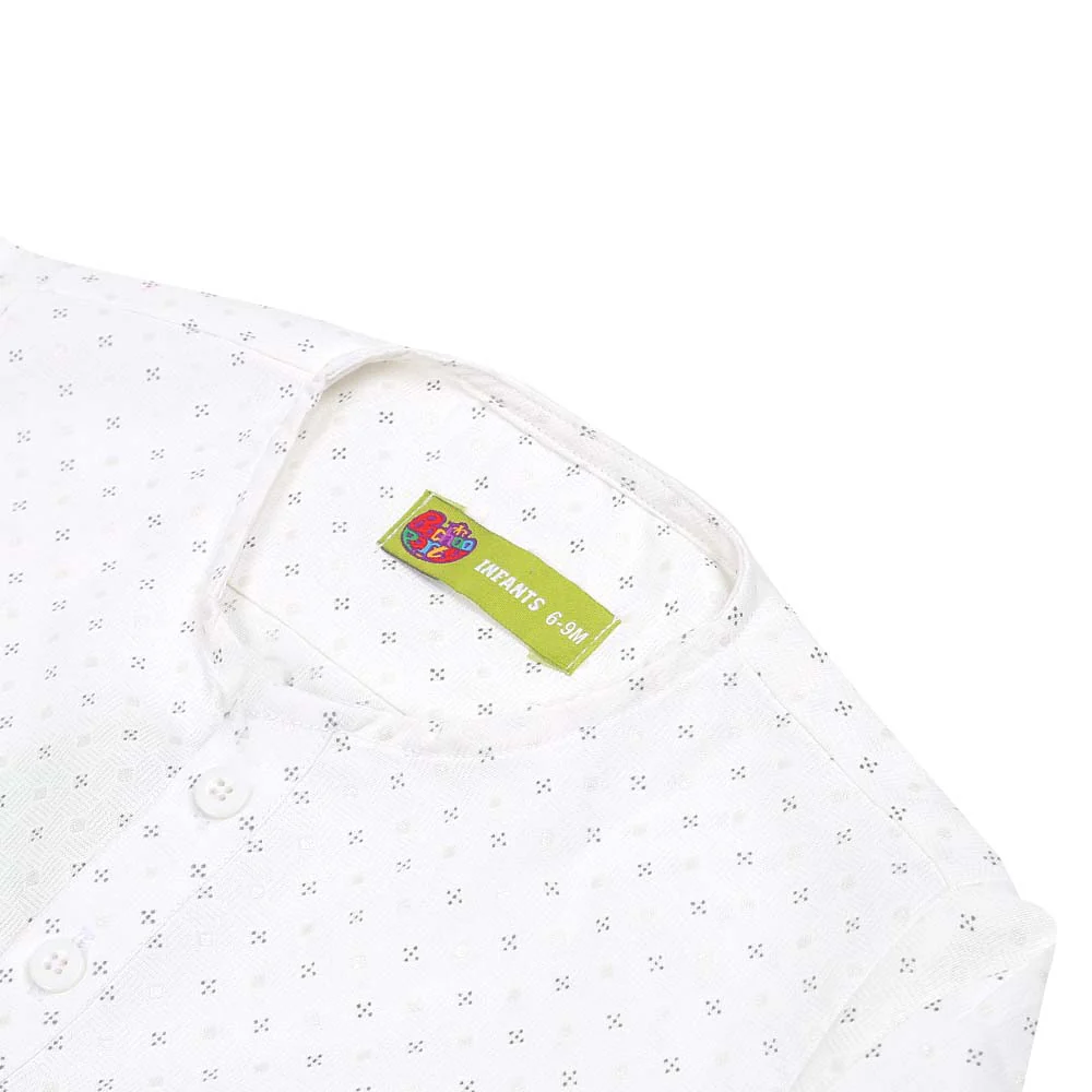 Infant Boys Kameez & Shalwar Suits - White - Image 2