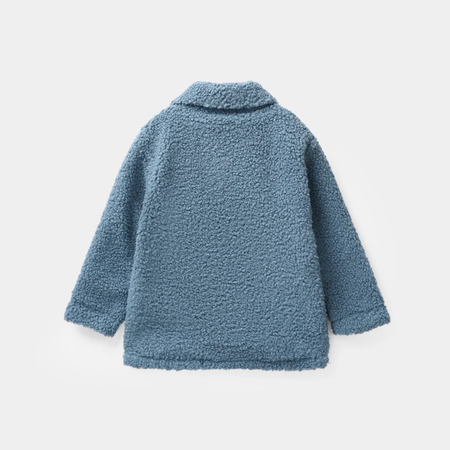 Infant Boys Sherpa Knitted Jacket BLUE SHERPA - Blue - Image 4