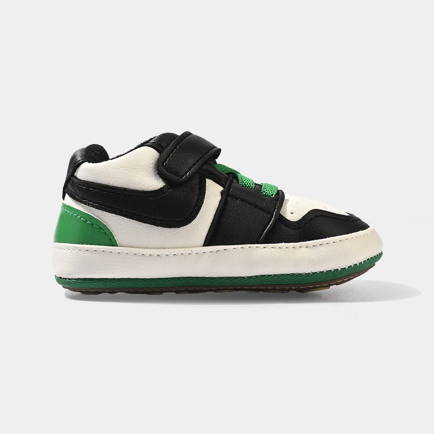 Infant Boys Shoes 9812-White/Black - Image 3