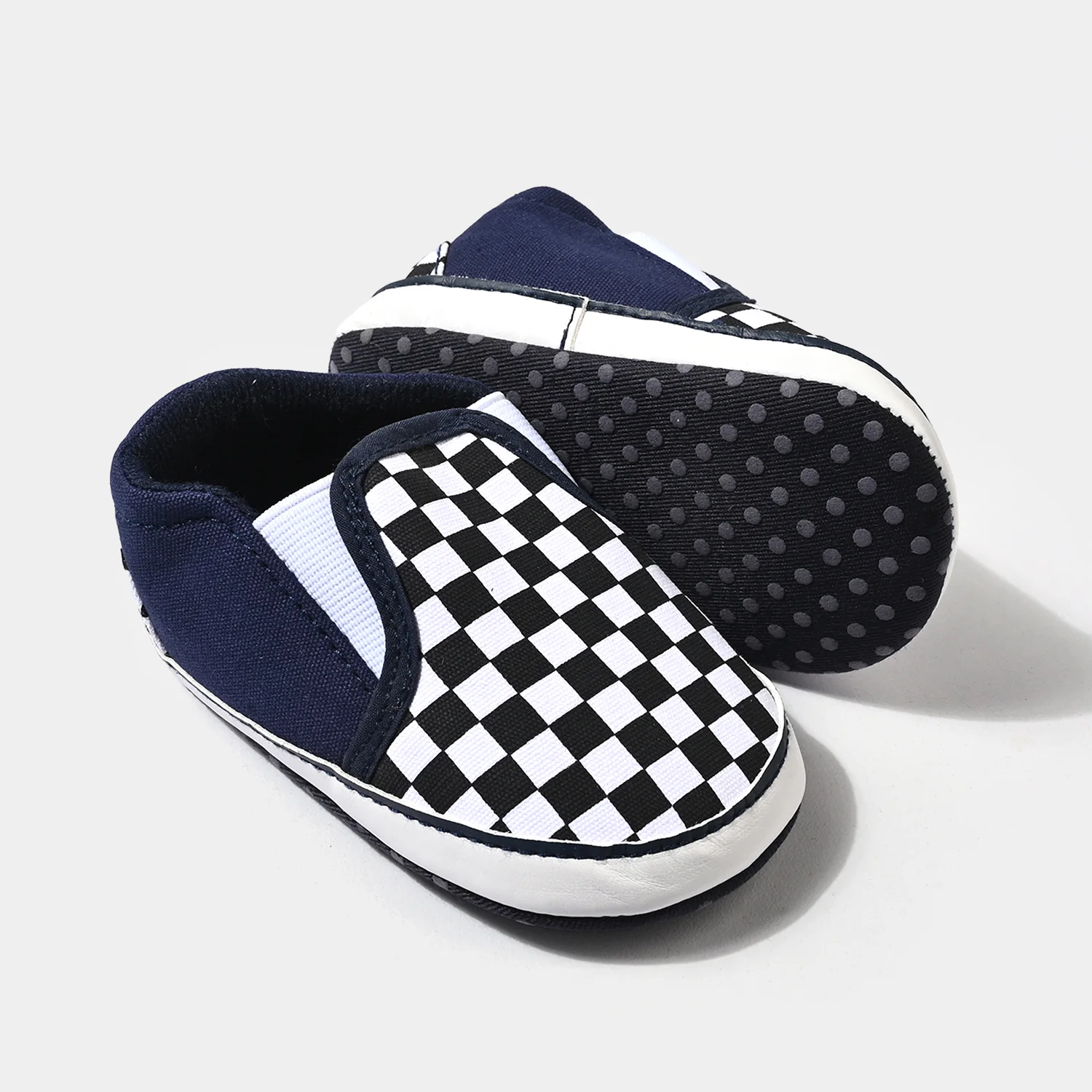Infant Boys Shoes H08-Navy/White - Image 2