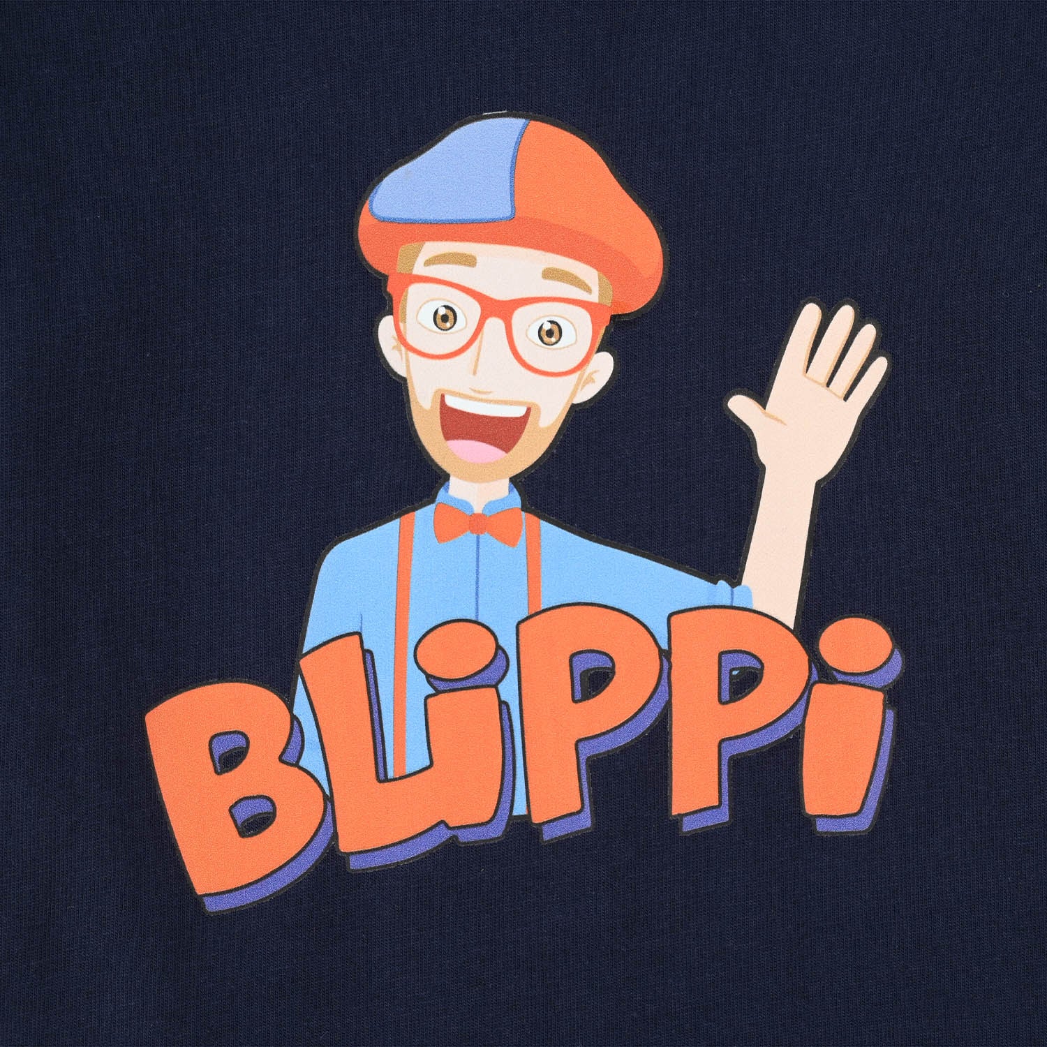 Infant Boys Slub Jersey T-Shirt Blippi-Navy Blue - Image 2