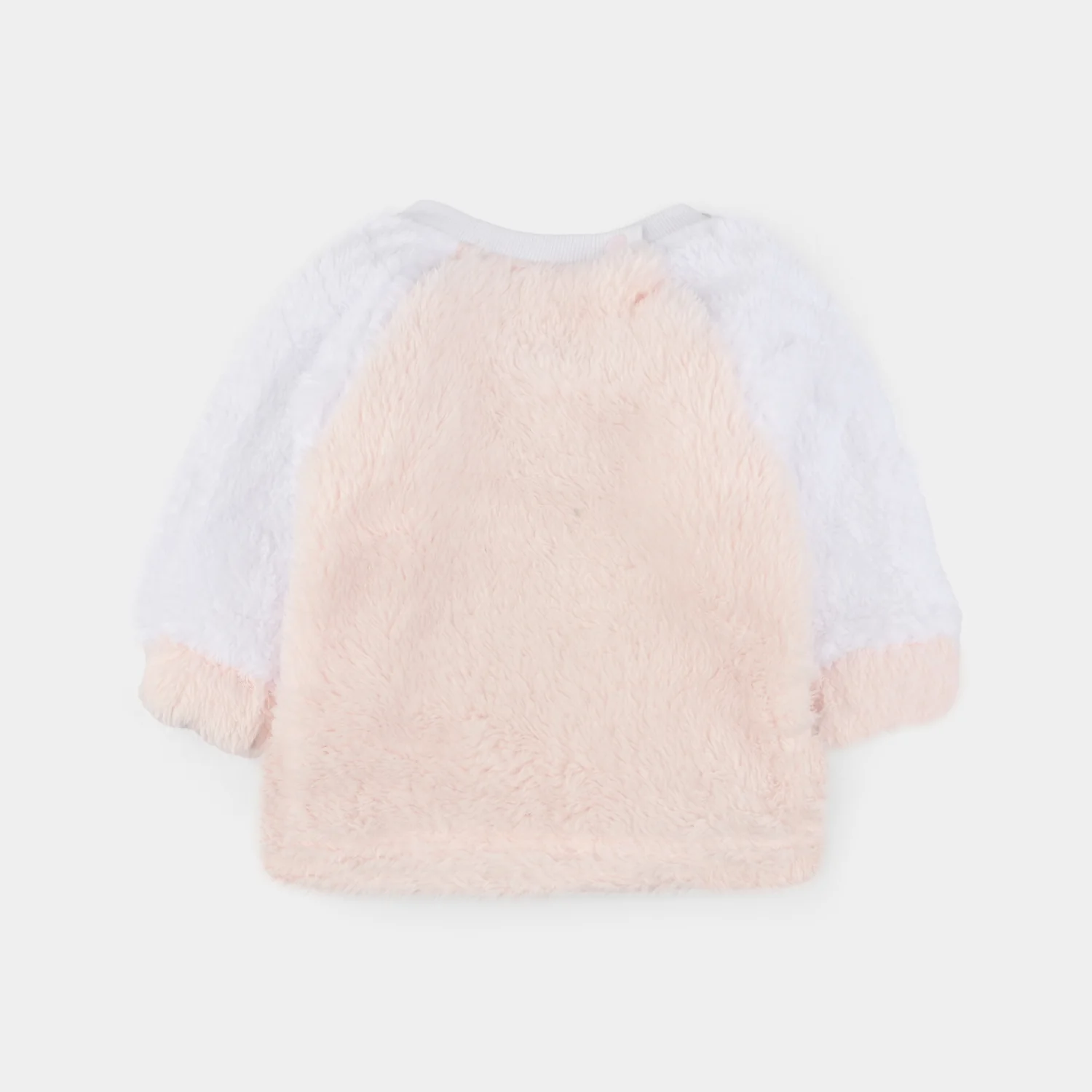 Infant Boys Faux Fur Suit - Peach - Image 3