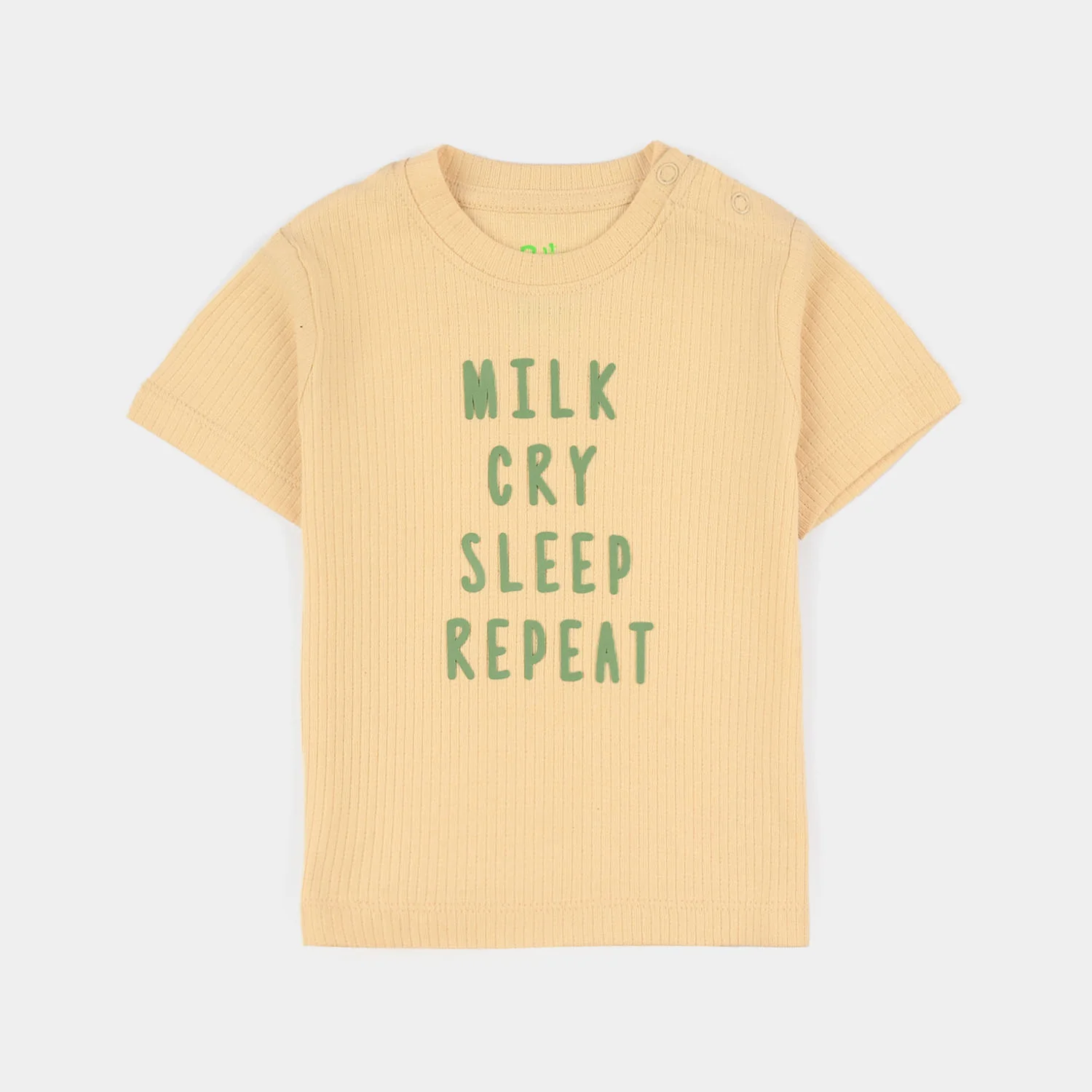 Infant Boys Yarn Dyed Suit (Repeat Hours) - Yellow/Green - Image 2