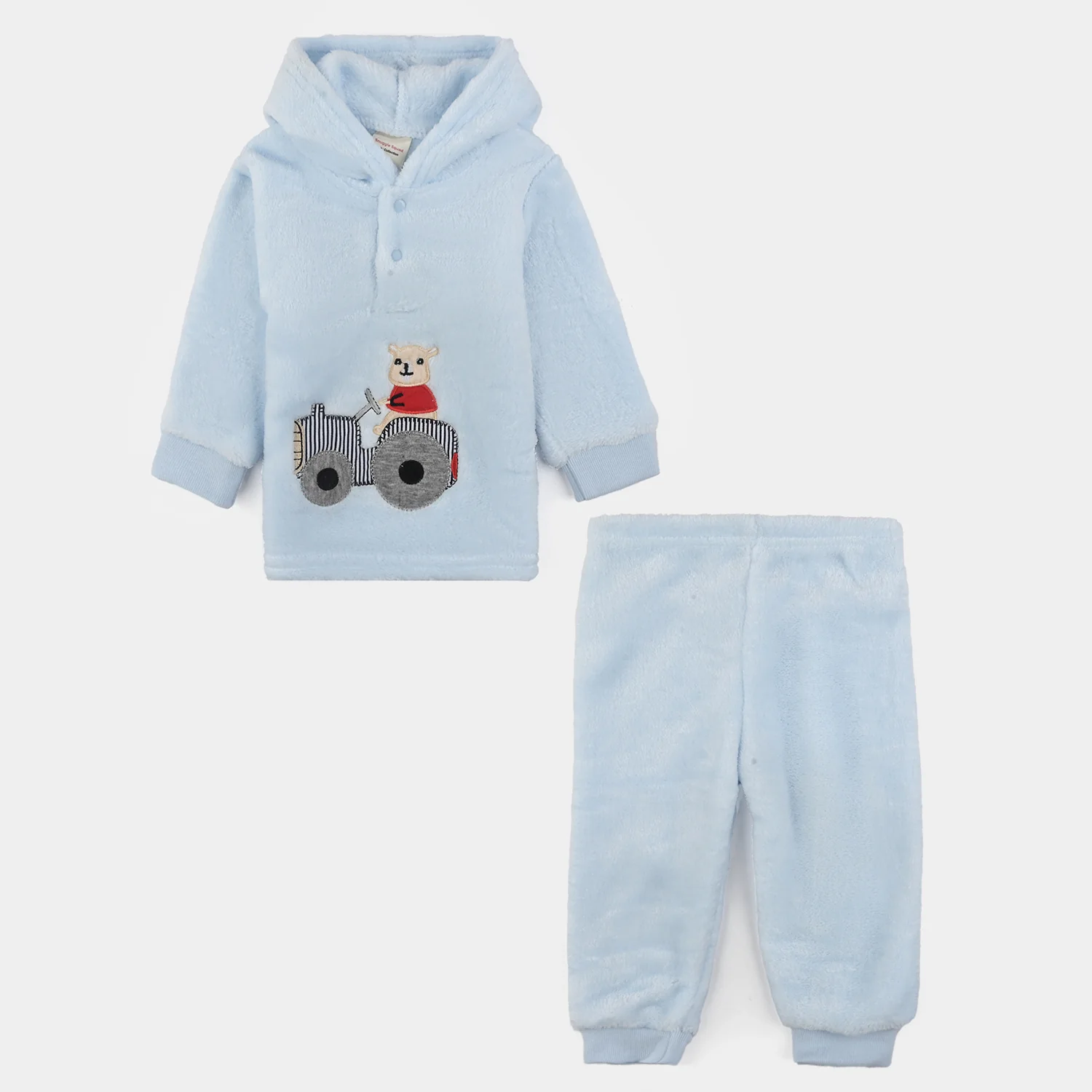 Infant Boys Faux fur Suit - BLUE