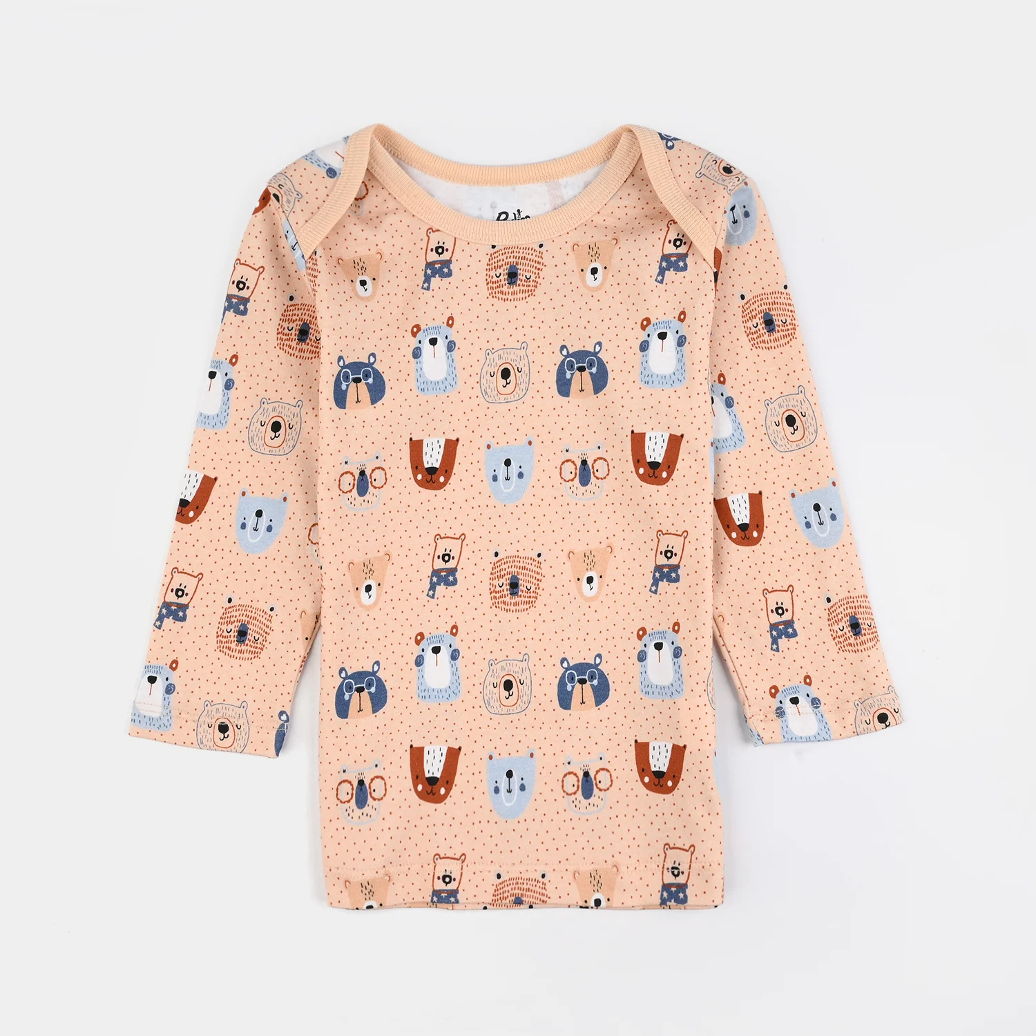 Infant Boys Cotton Full Sleeve T-Shirts Pack of 3 - Multi - Image 2