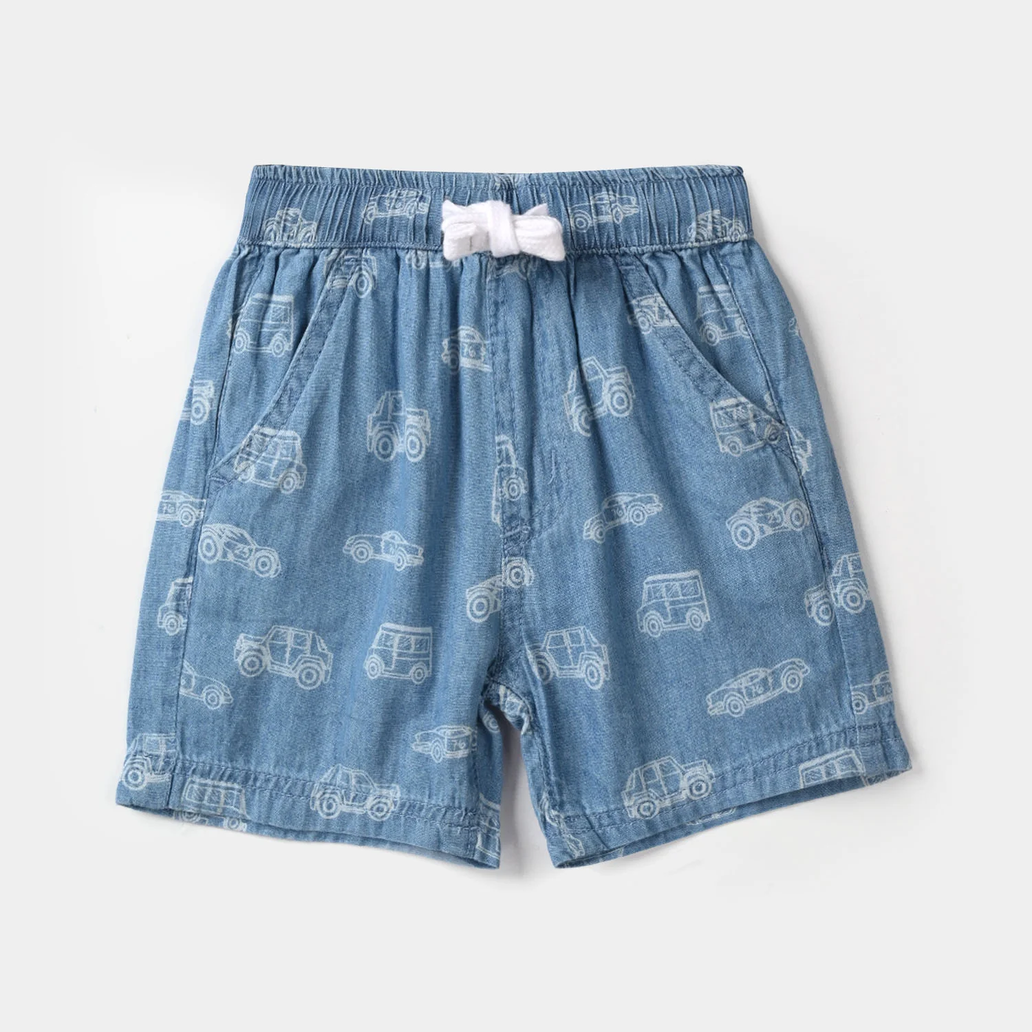 Infant Boys Tencel Denim Suit - Light Blue - Image 5