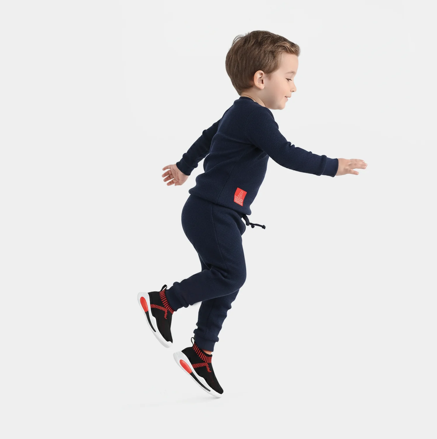 Infant Boys Thermal Suit-Navy Blue - Image 3