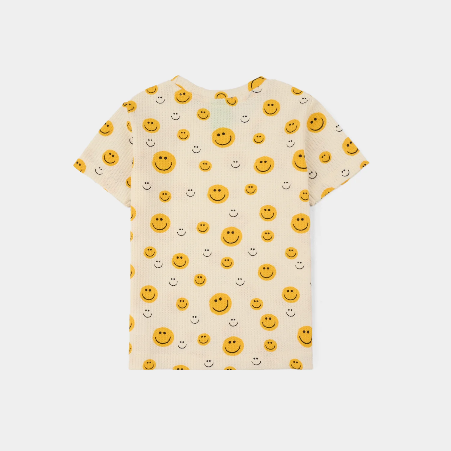 Infant Boys Thermal T-Shirt (Smiley Face) - White - Image 4
