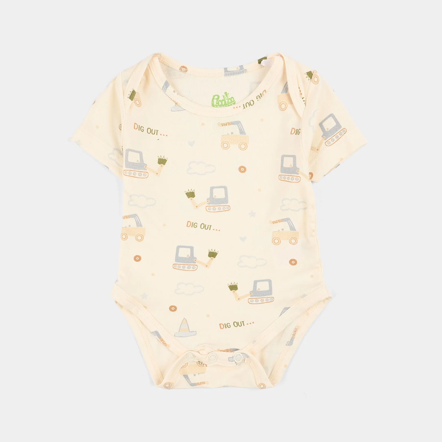 Infant Boys Bamboo Viscose Set (Romper + Bib) - Multi - Image 3