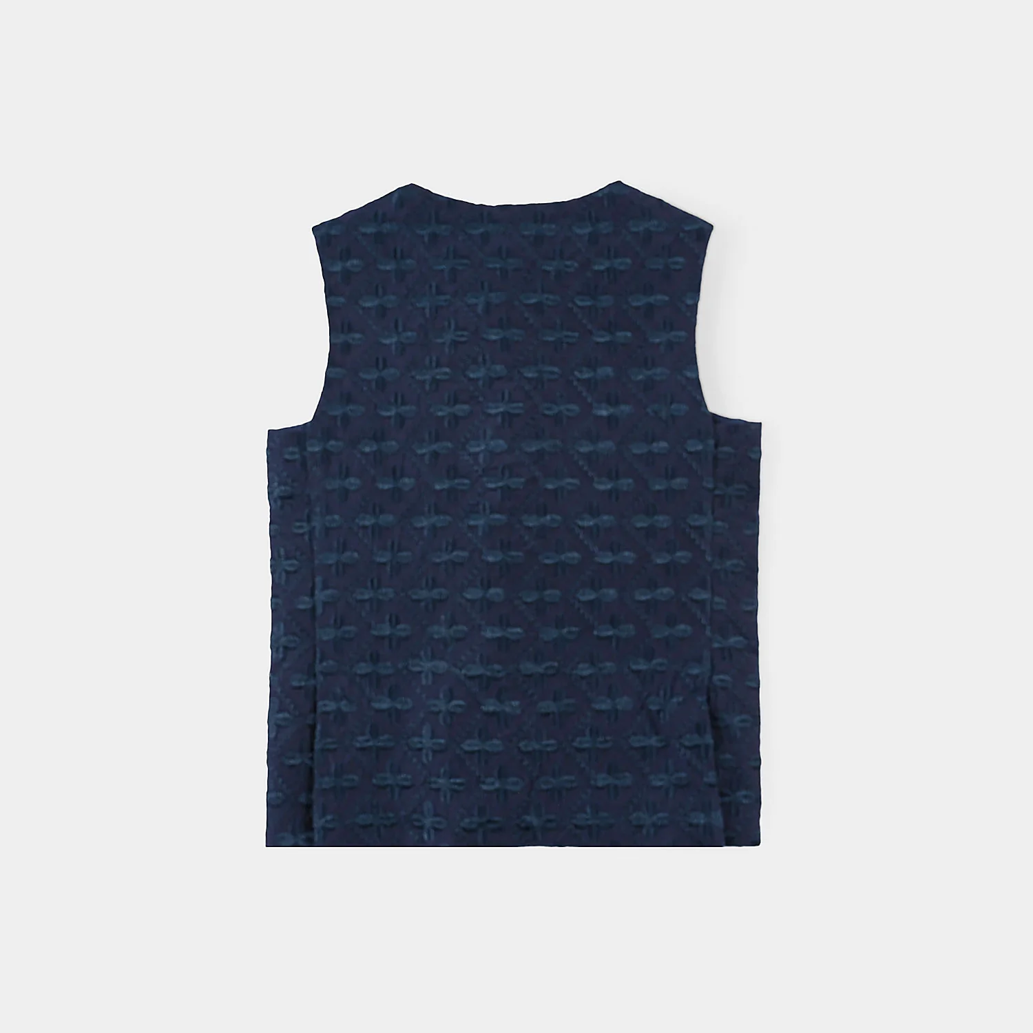 Infant Boys Poly Viscose Waistcoat - Royal Blue - Image 4