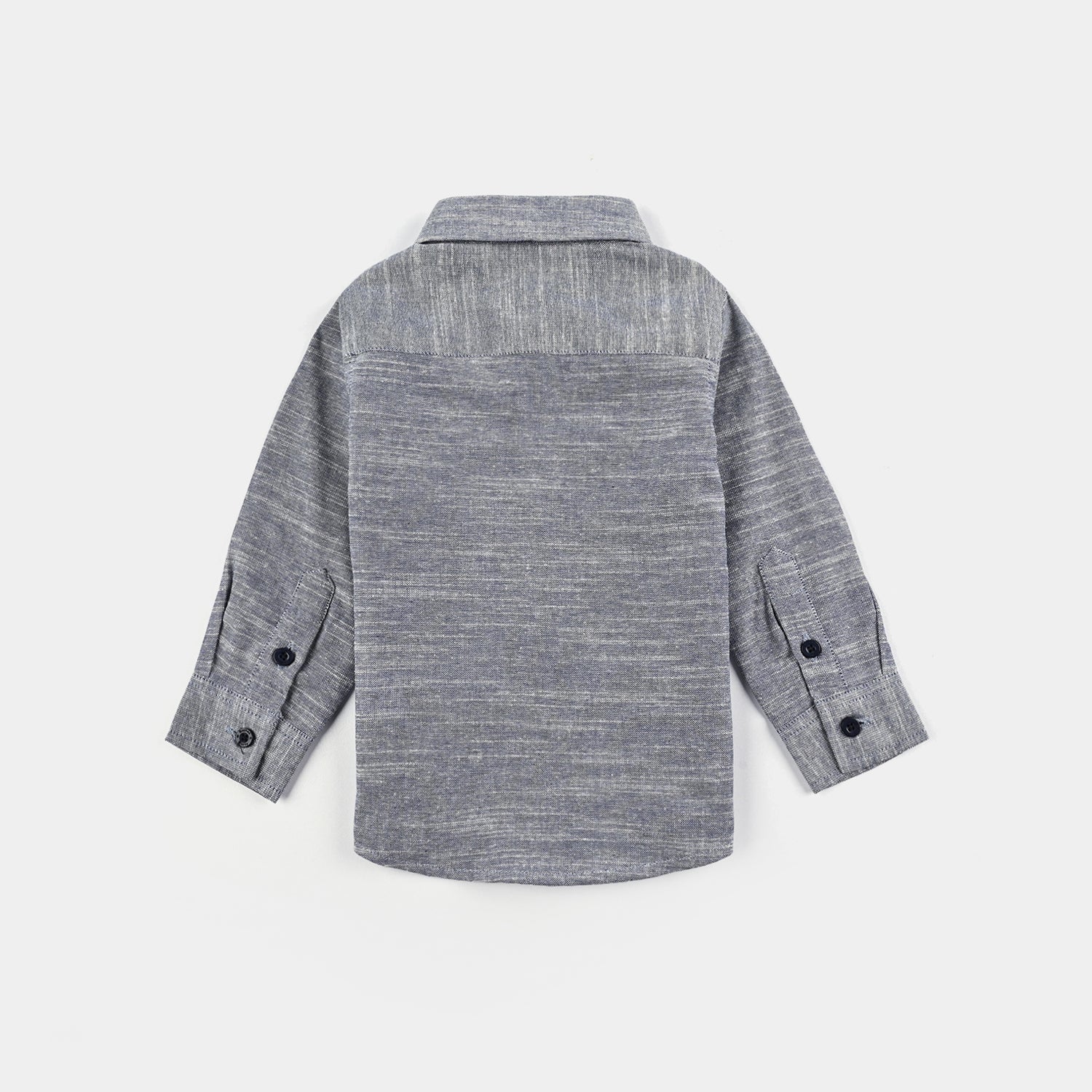 Infant Boys Yarn Dyed Shirt - Image 4