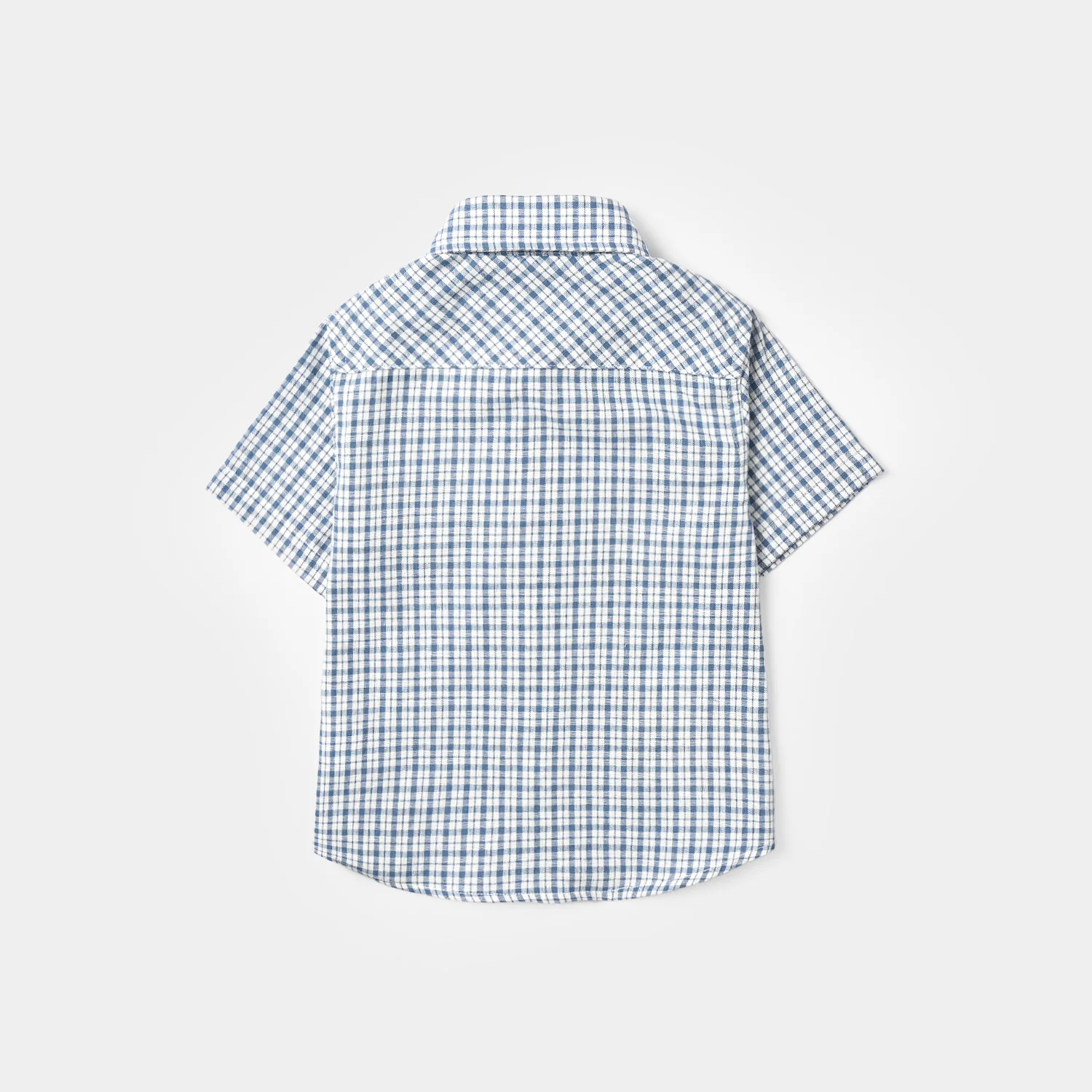 Infant Boys Yarn Dyed Shirt (Monster Team) - Blue - Image 3