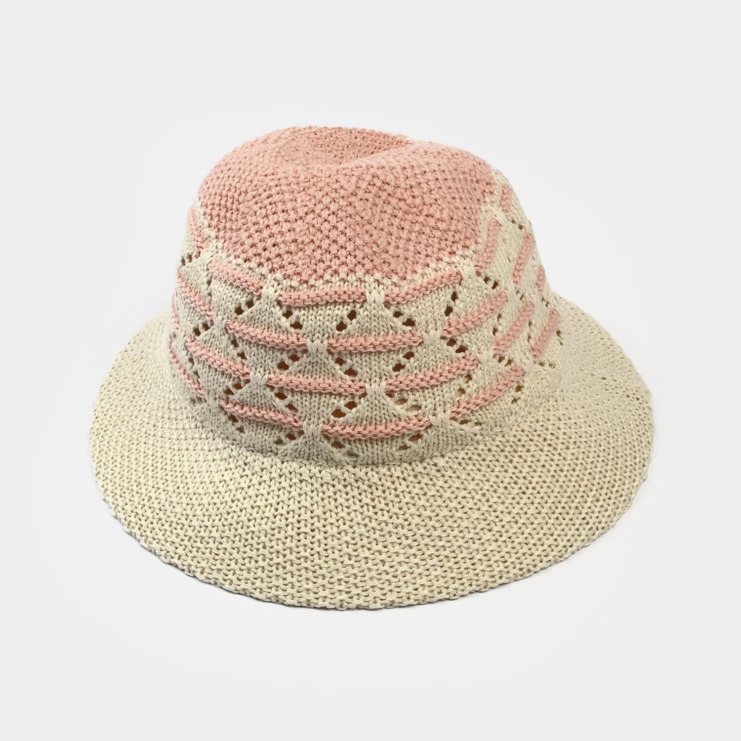 Cute Baby Straw Round Cap/Hat with Elastic | 12M+