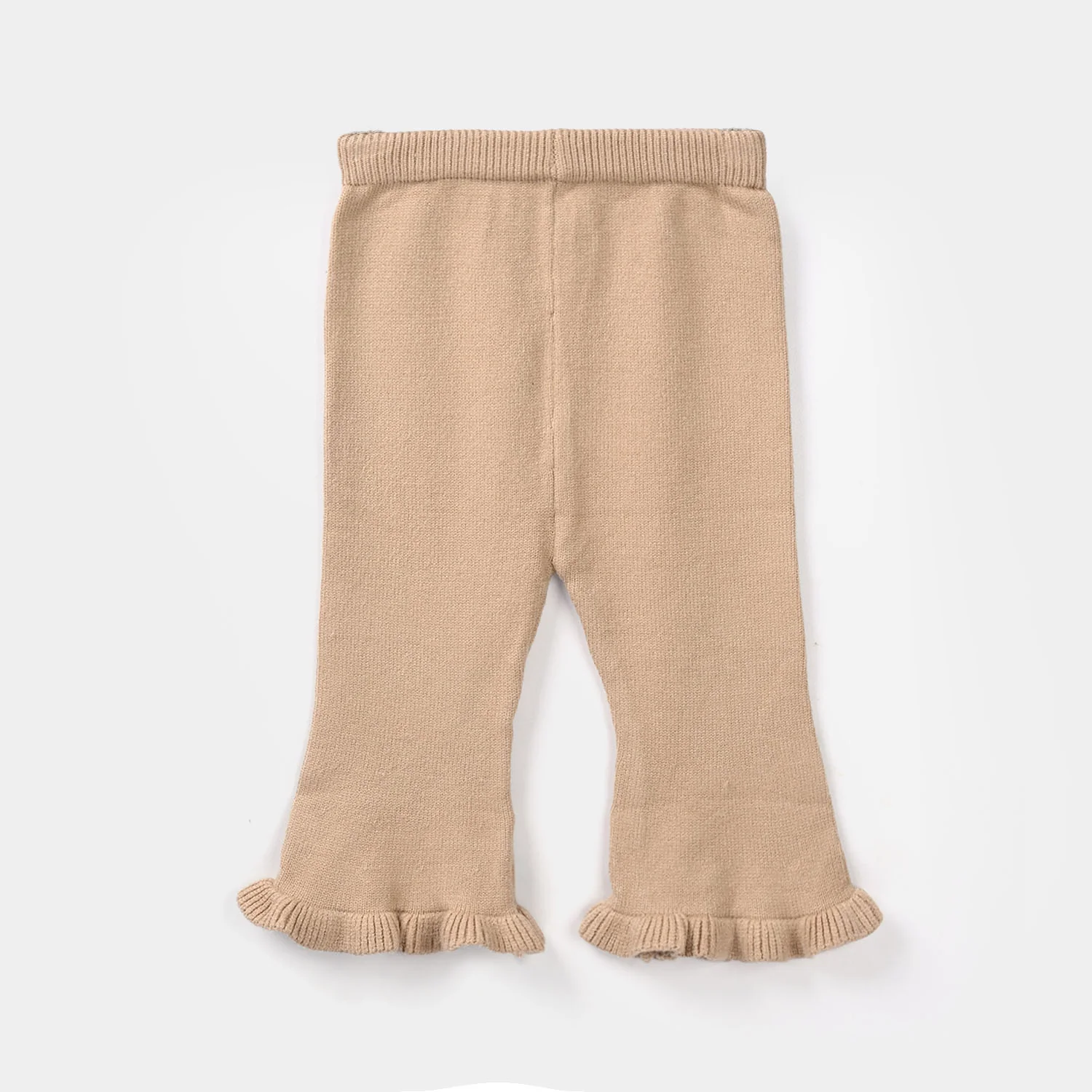 Infant Girls Acrylic Suit - Off-White/Brown - Image 6