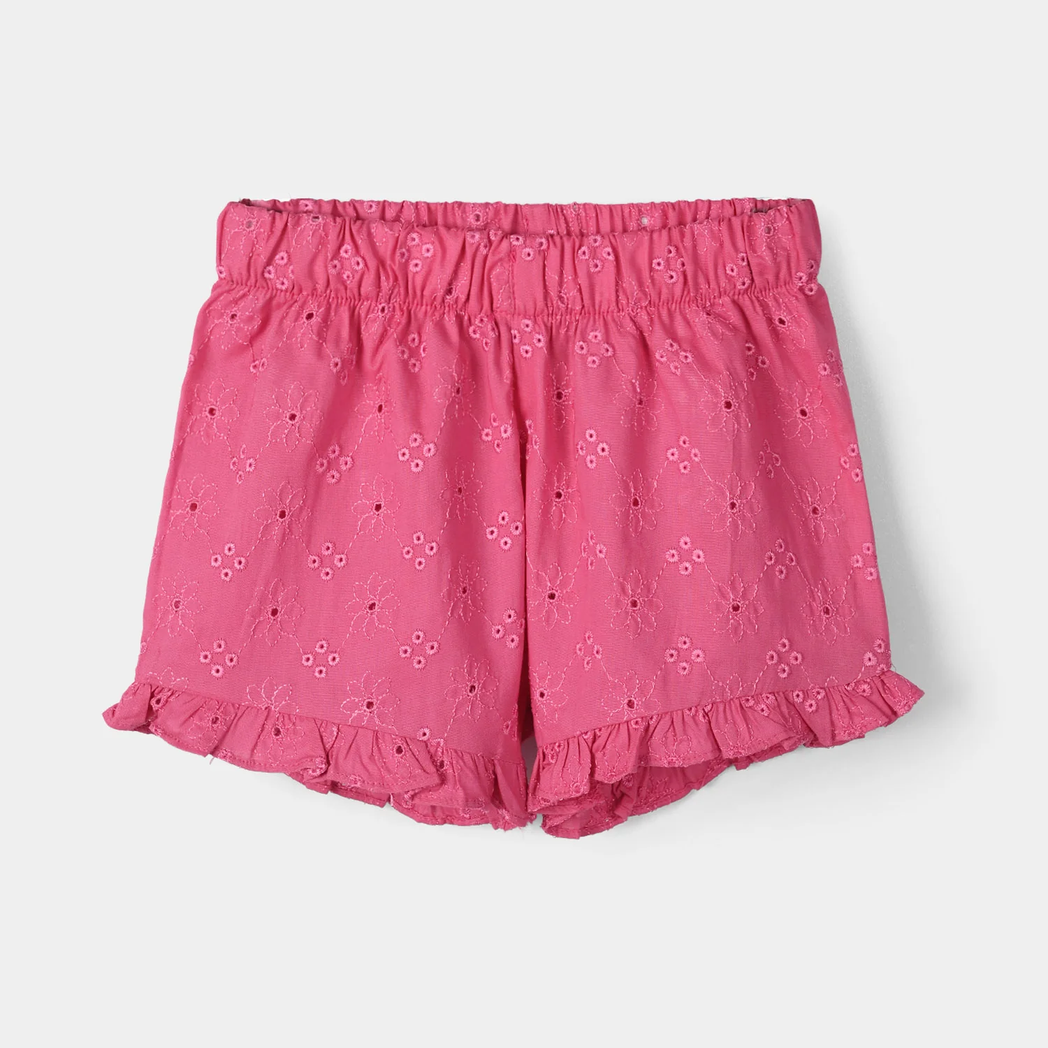 Infant Girls Cotton 2Pc Suit (Chicken Kari) - Hot Pink - Image 5