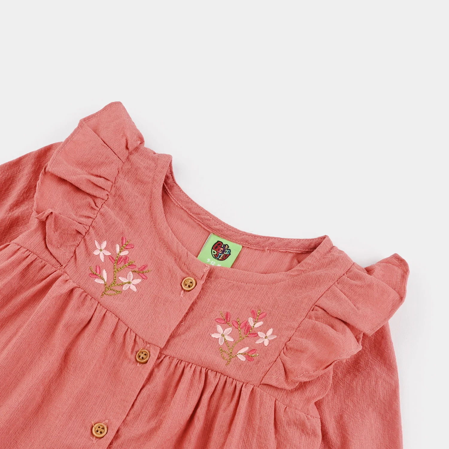 Infant Girls Chiffon 2 Pc Suit - PINK - Image 3
