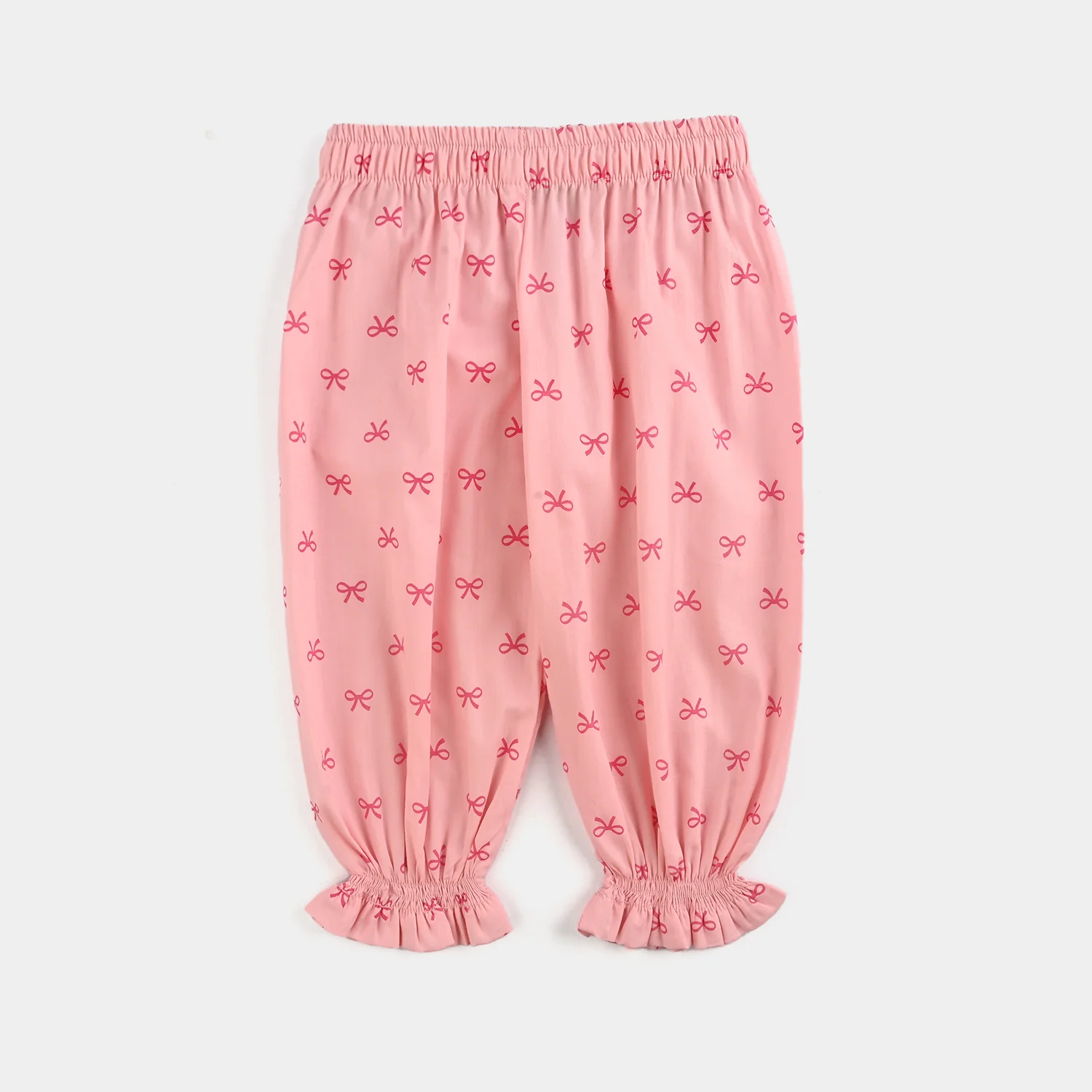 Infant Girls Cotton 2 Pc Suit-Knot IT-Light Pink - Image 5