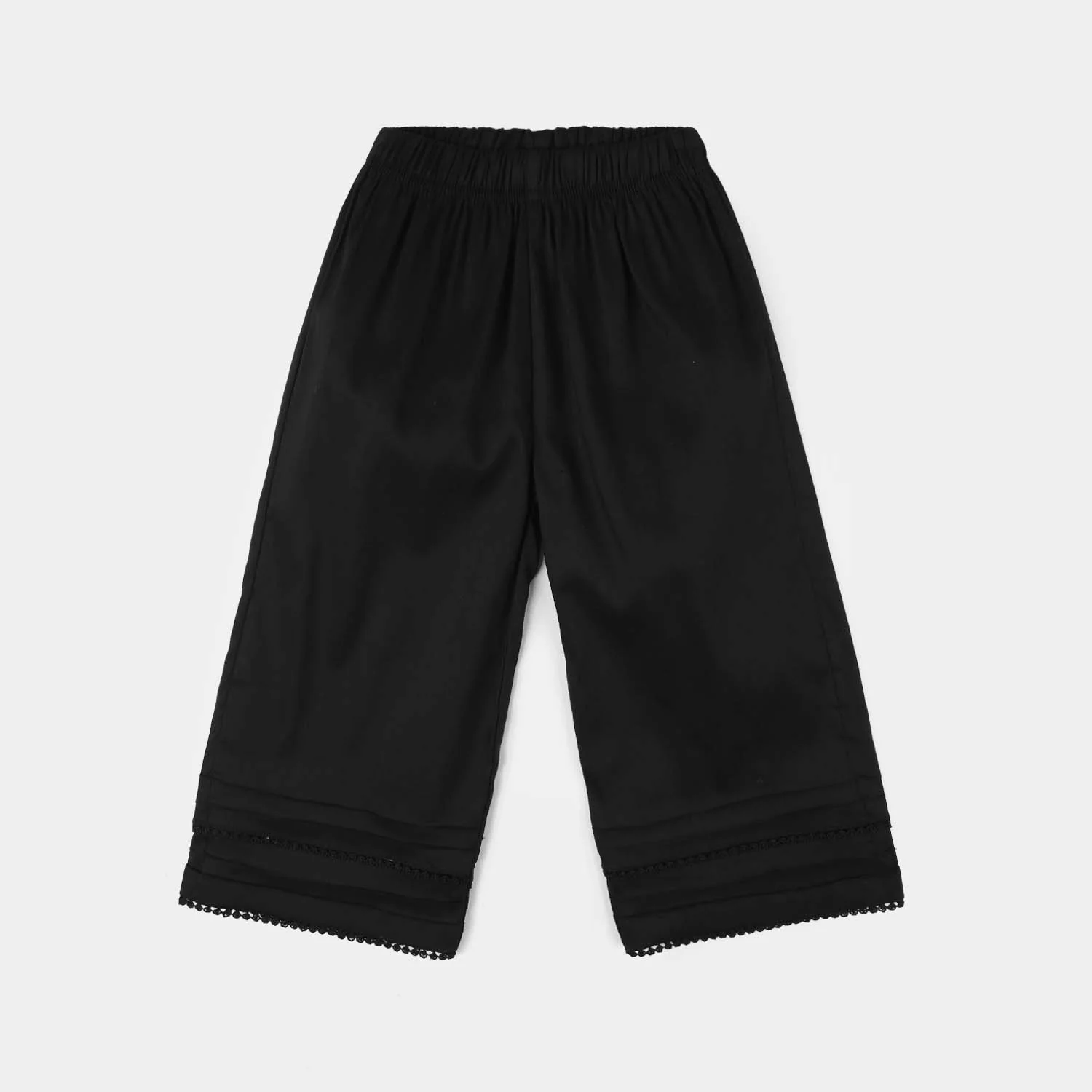Infant Girls Cotton Culottes (Laces) - Black - Image 4