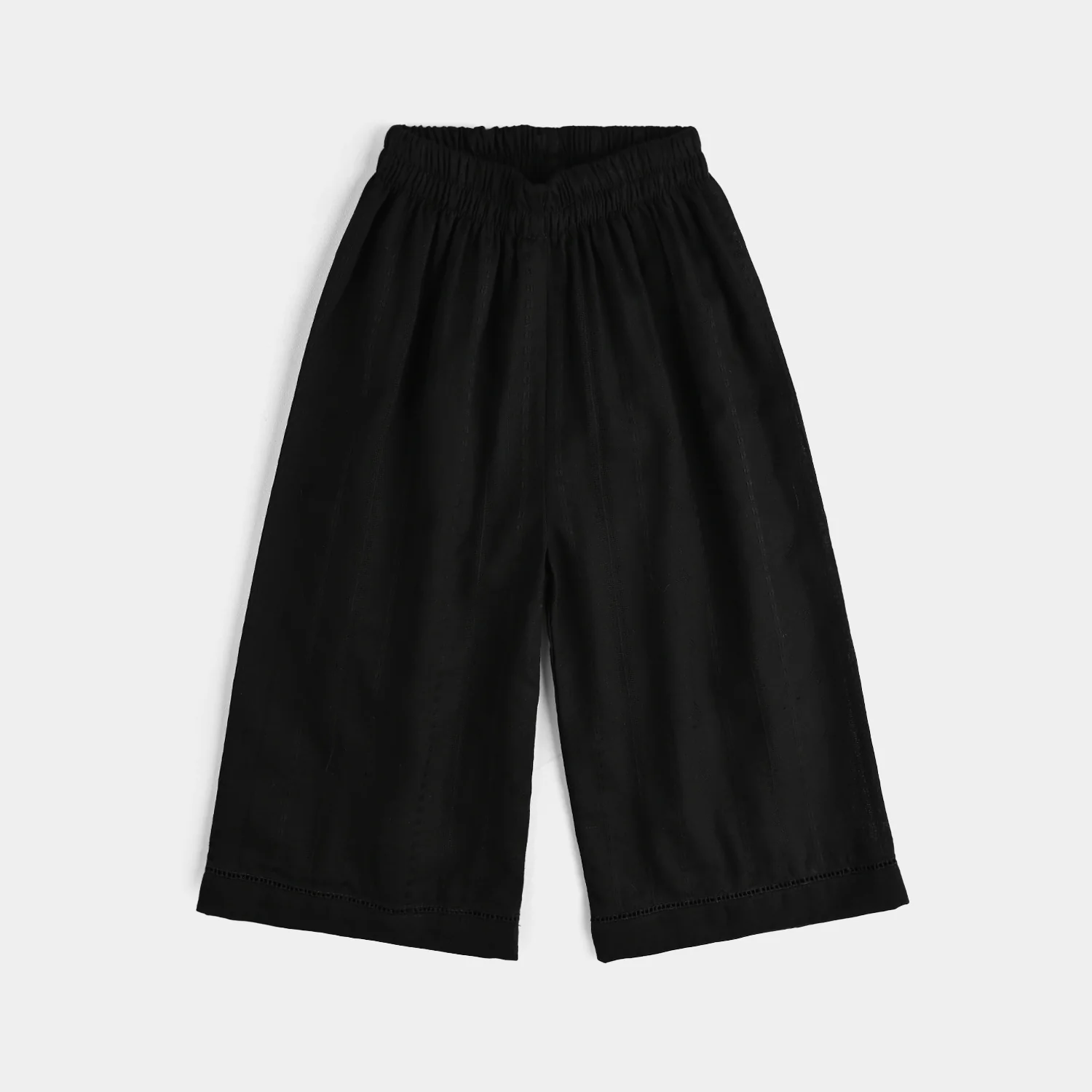 Infant Girls Cotton Emb 2Pcs Splash-BLACK - Image 5