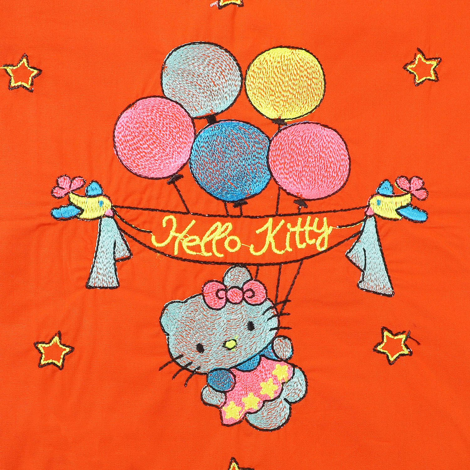 Infant Girls Cotton Embroidered Kurti - ORANGE - Image 2
