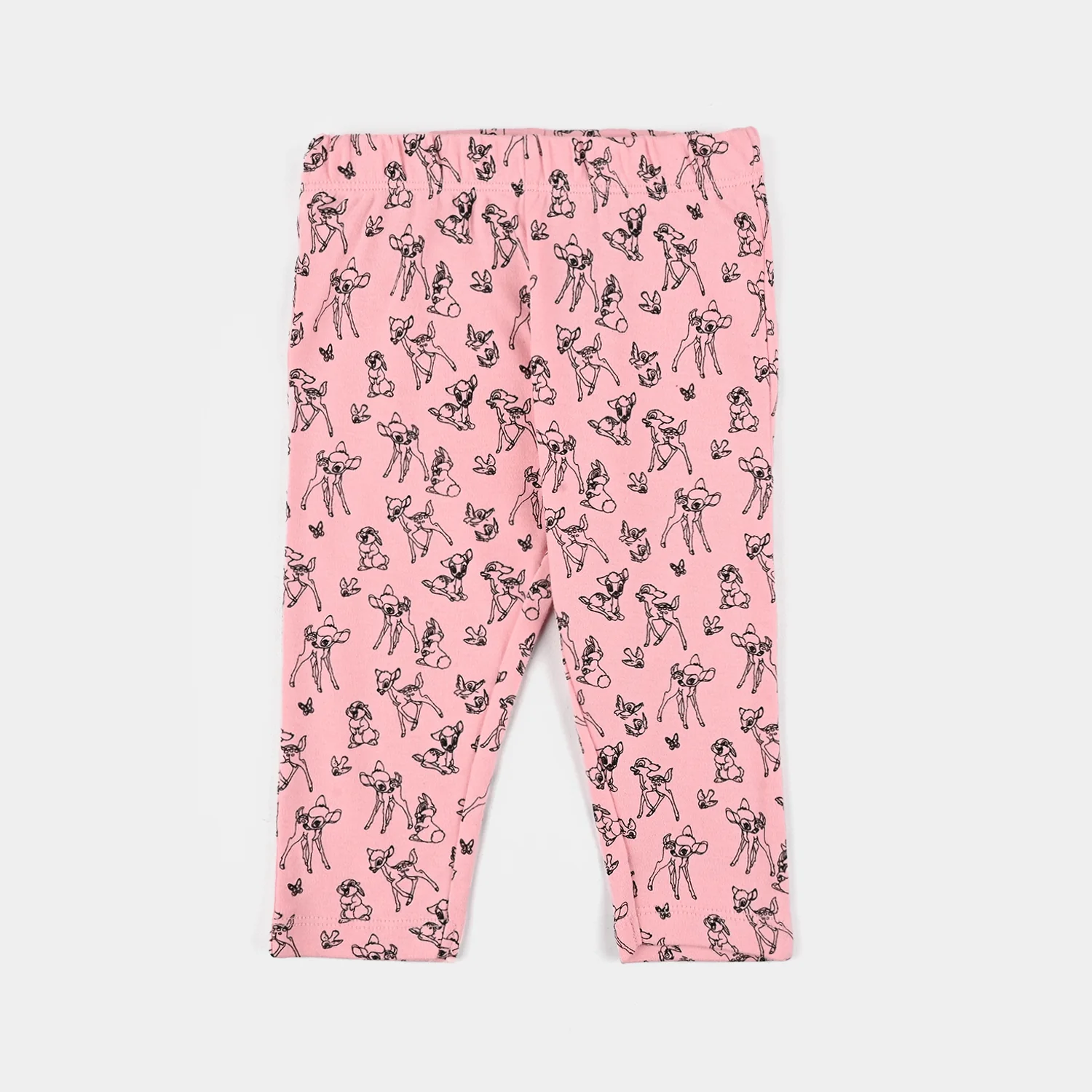 Infant Girls Cotton Interlock Bambi Pyjama Pack OF 3 - Pink.White - Image 4