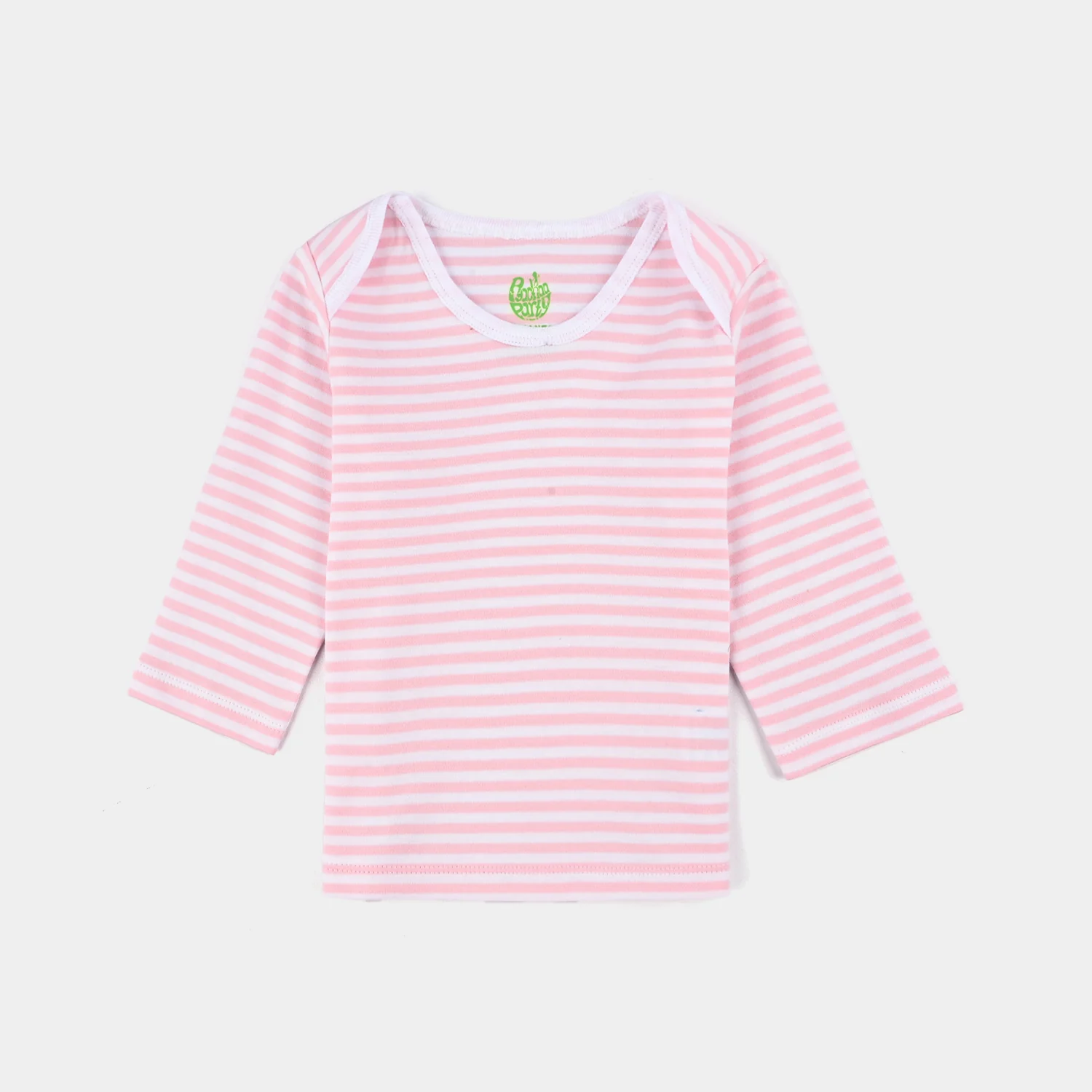 Infant Girls Cotton Interlock Bambi T-Shirt Pack OF 3 - Pink/White - Image 3