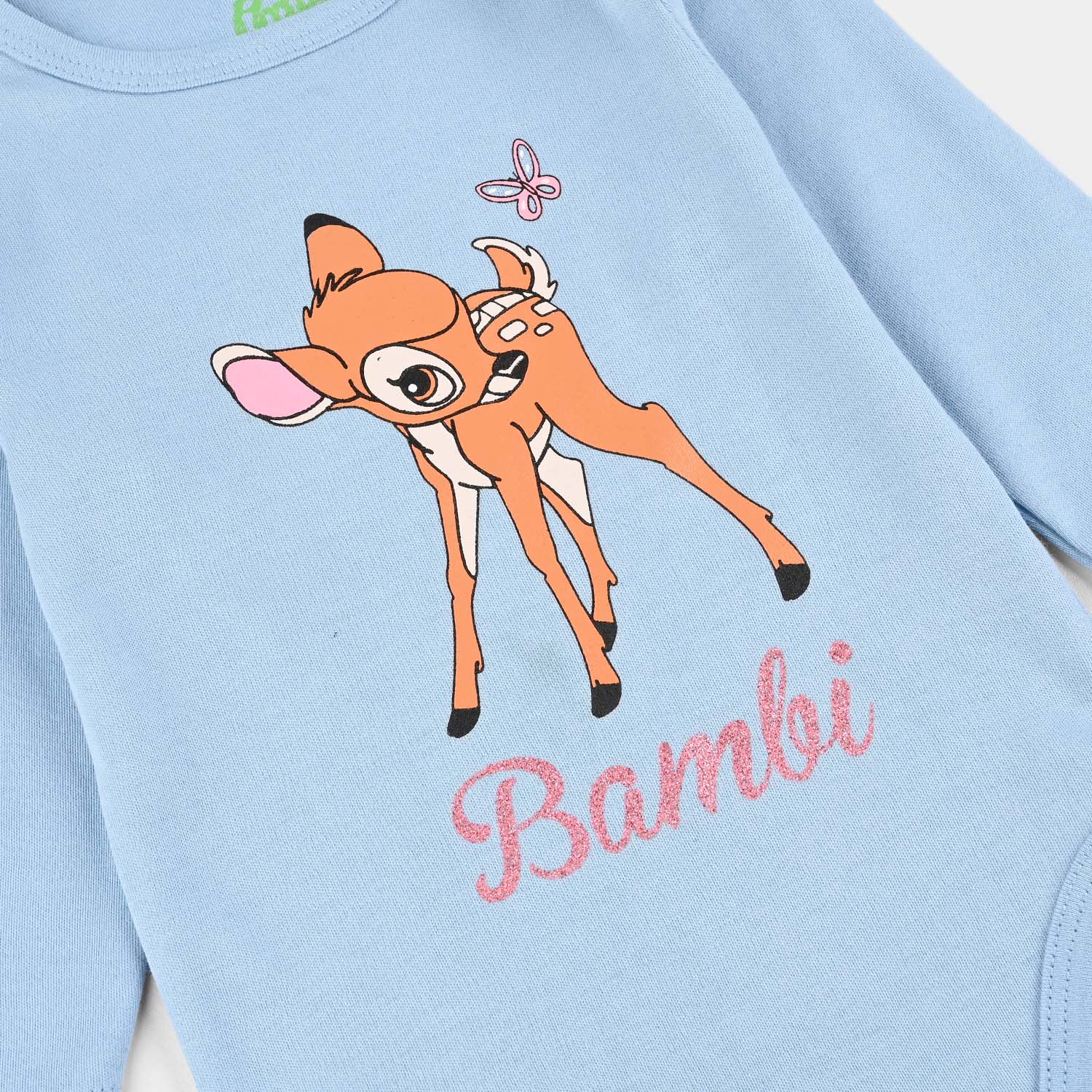 Infant Girls Cotton Interlock F/S Romper BAMBI - Image 2