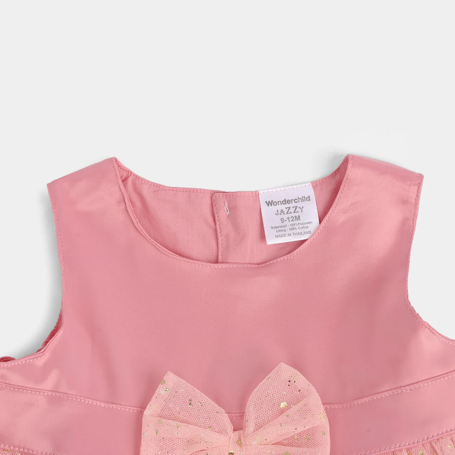 Infant Girls Fancy Suit-Pink/Brown - Image 5