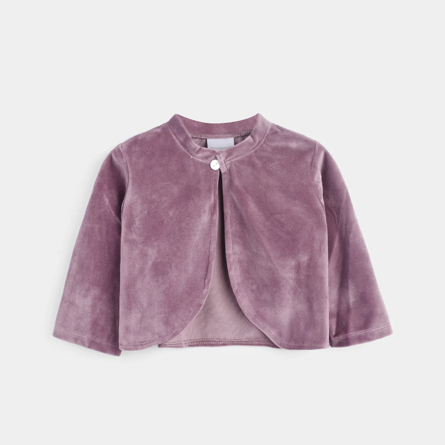 Infant Girls Fancy Frock Suit-Purple - Image 3