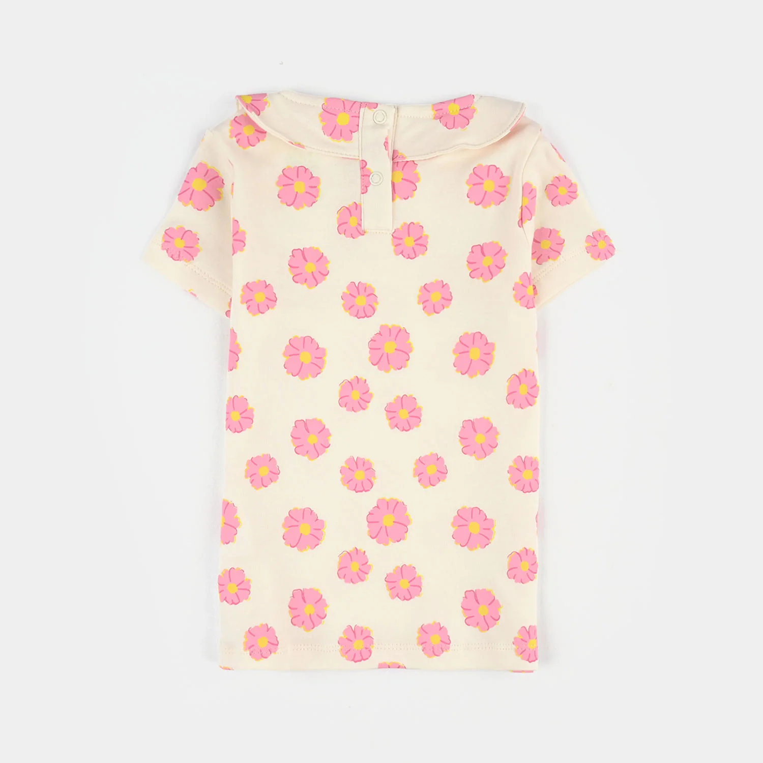 Infant Girls Cotton Interlock Knitted Suit (Blossom) - Multi - Image 5