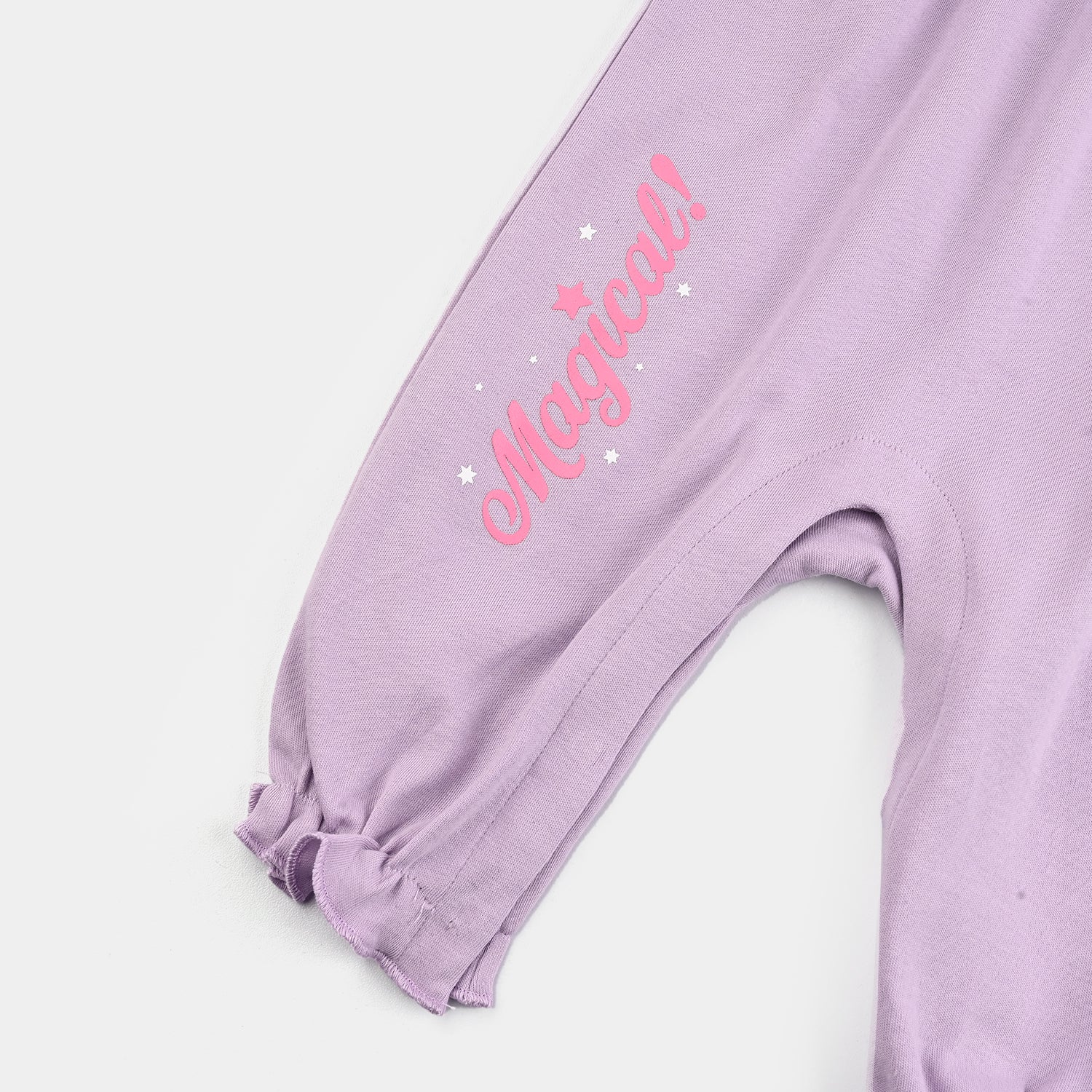 Infant Girls Cotton Interlock Romper FAIRY HERE - Image 3