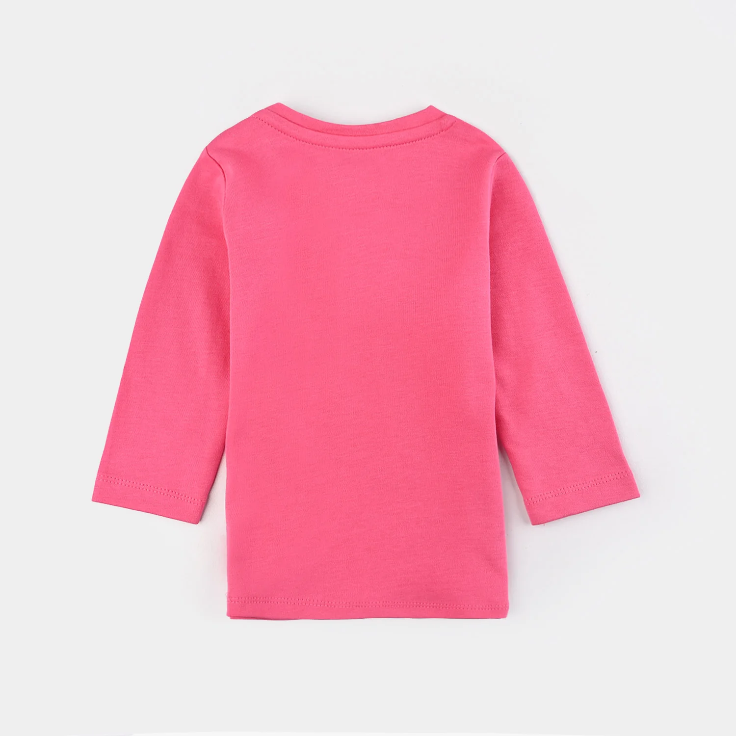 Infant Girls Cotton Interlock Suit-Pink - Image 3