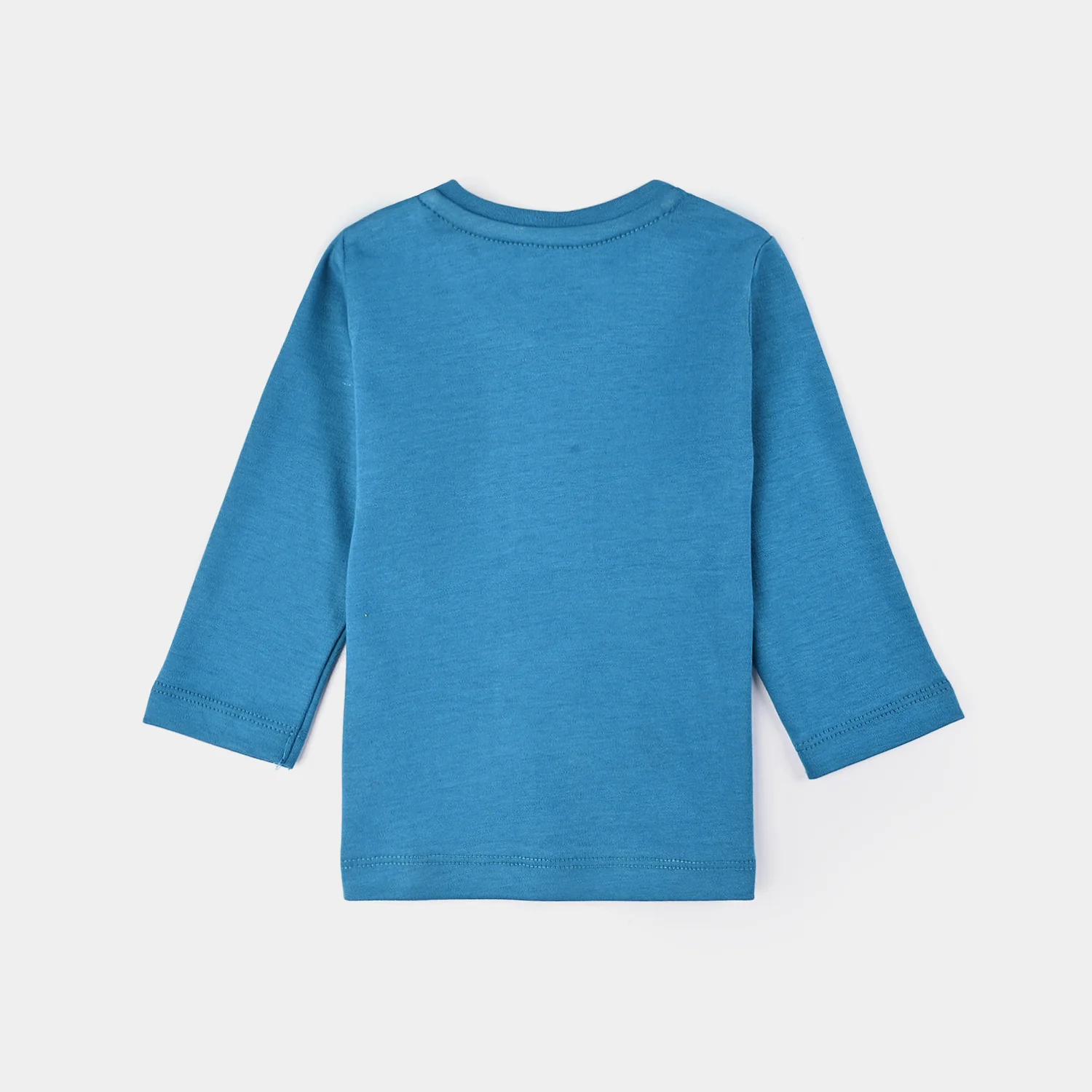 Infant Girls Cotton Interlock Suit - Blue - Image 3