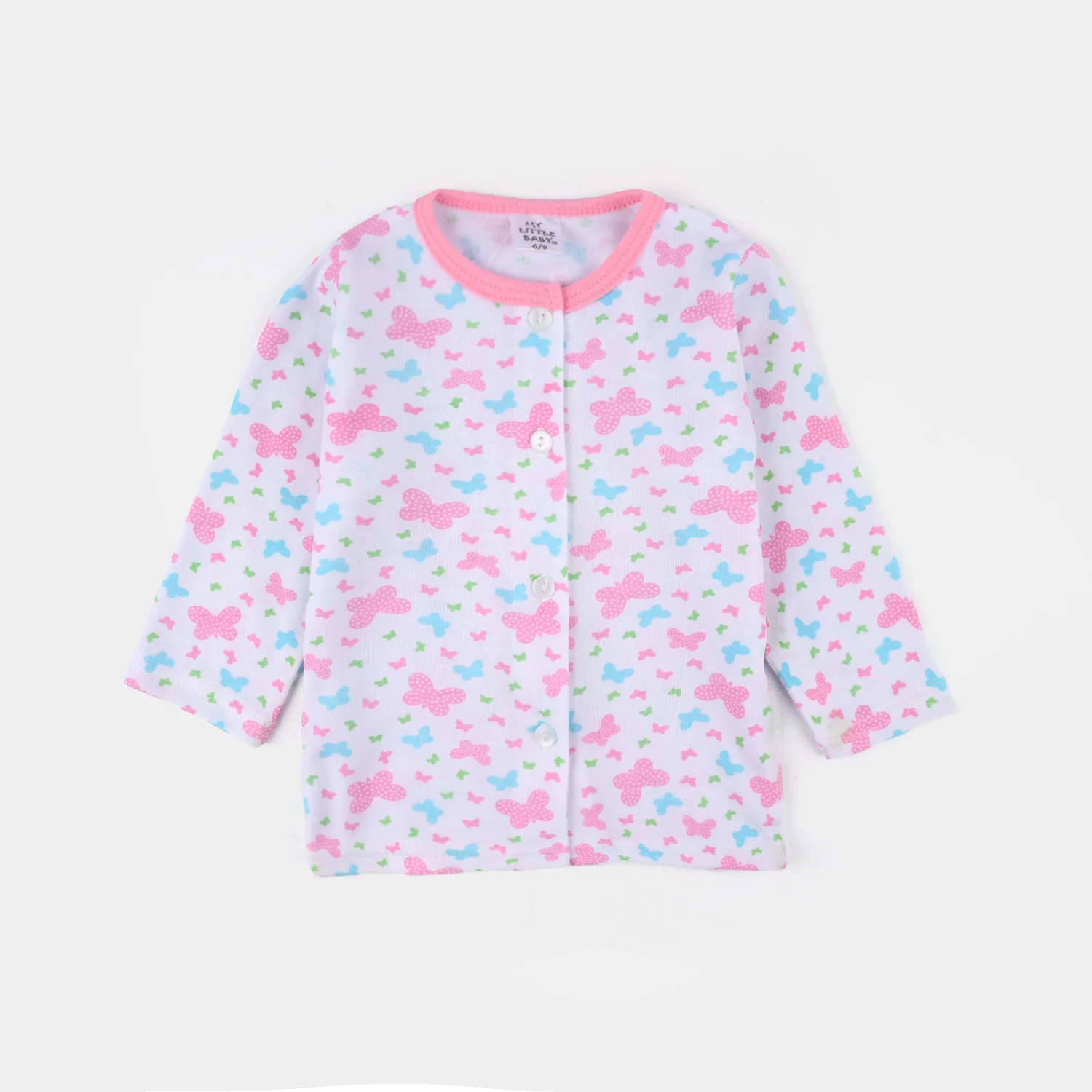Infant Girls Cotton Jersey Night Suit - Multi - Image 2