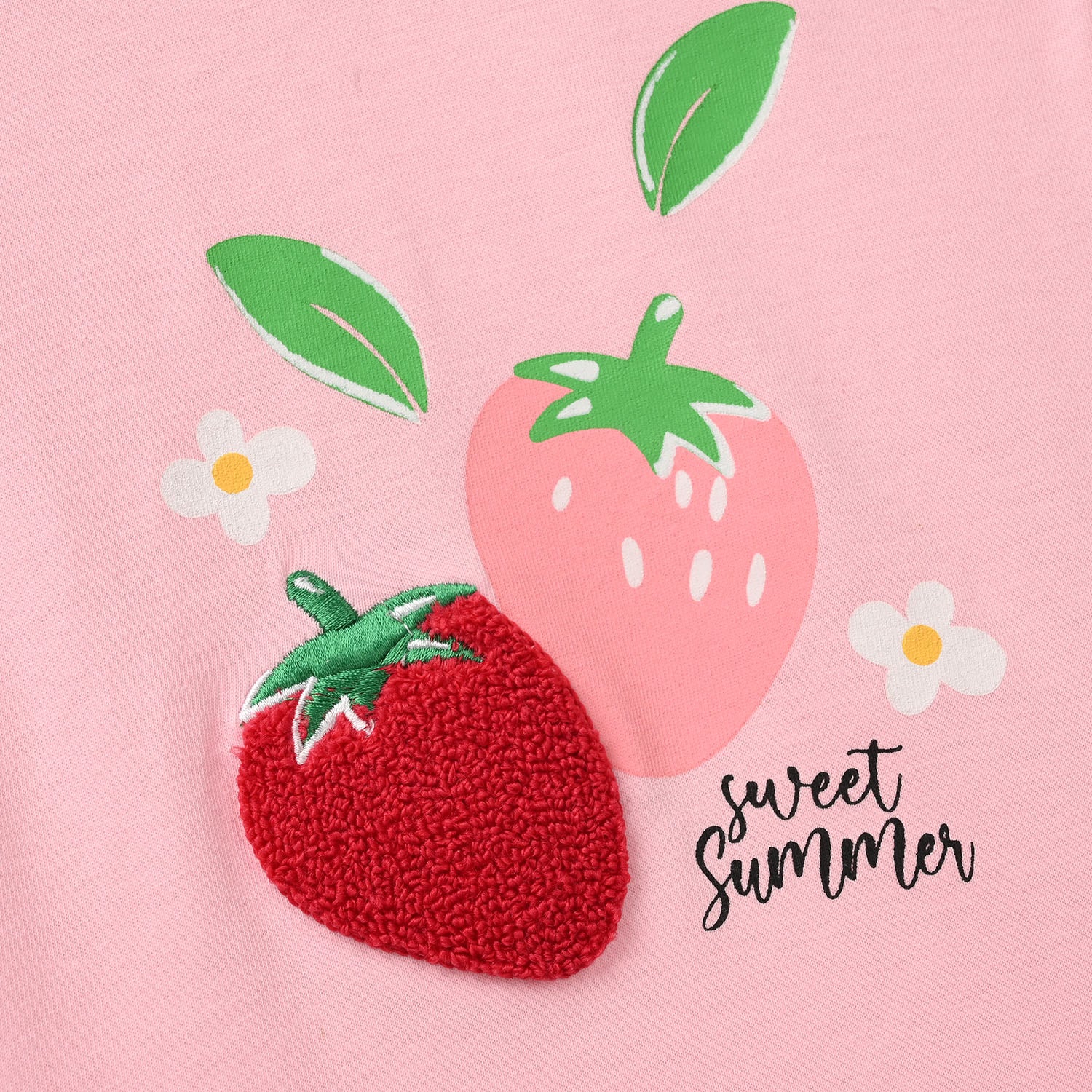 Infant Girls Cotton Jersey T-Shirt - Pink - Image 3