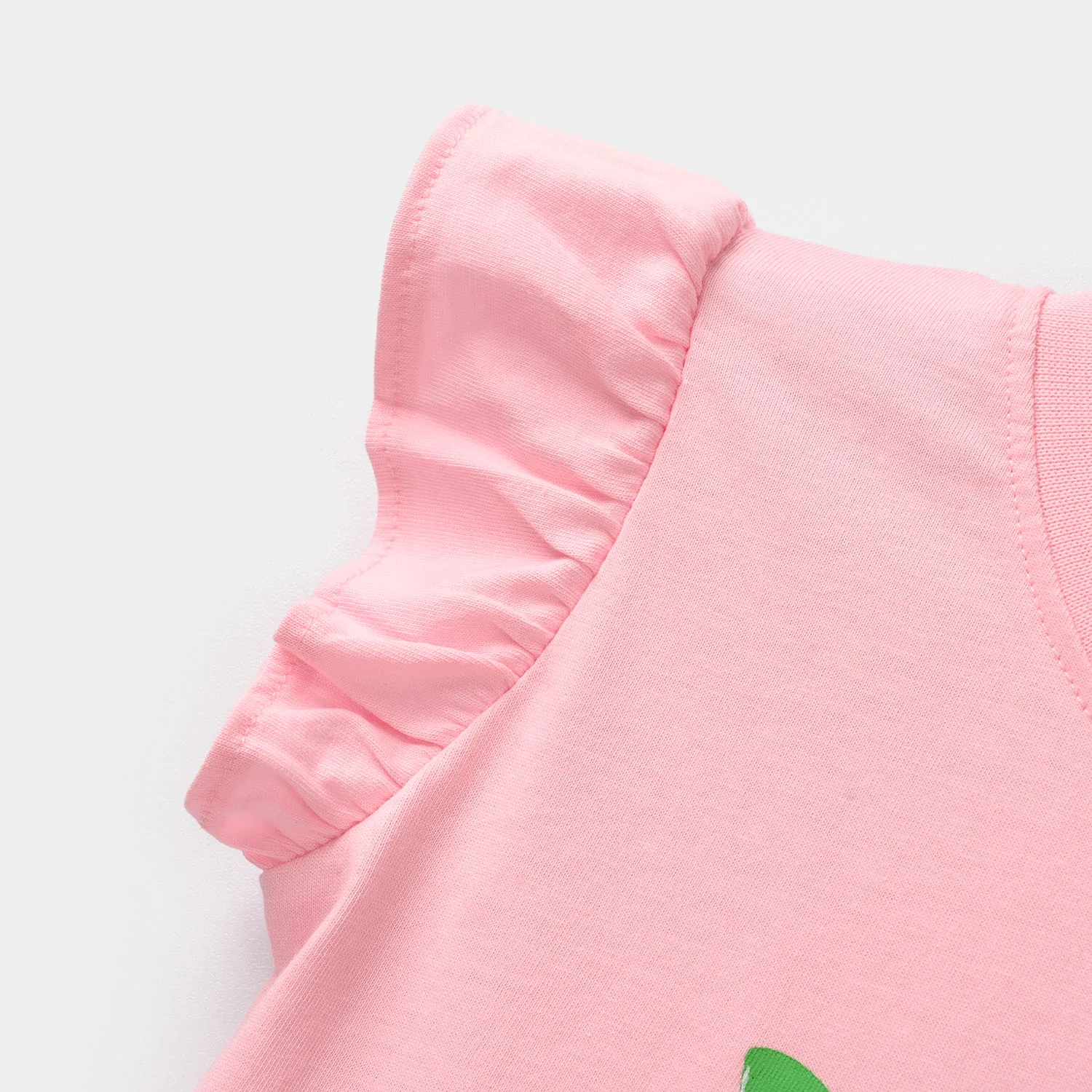 Infant Girls Cotton Jersey T-Shirt - Pink - Image 4