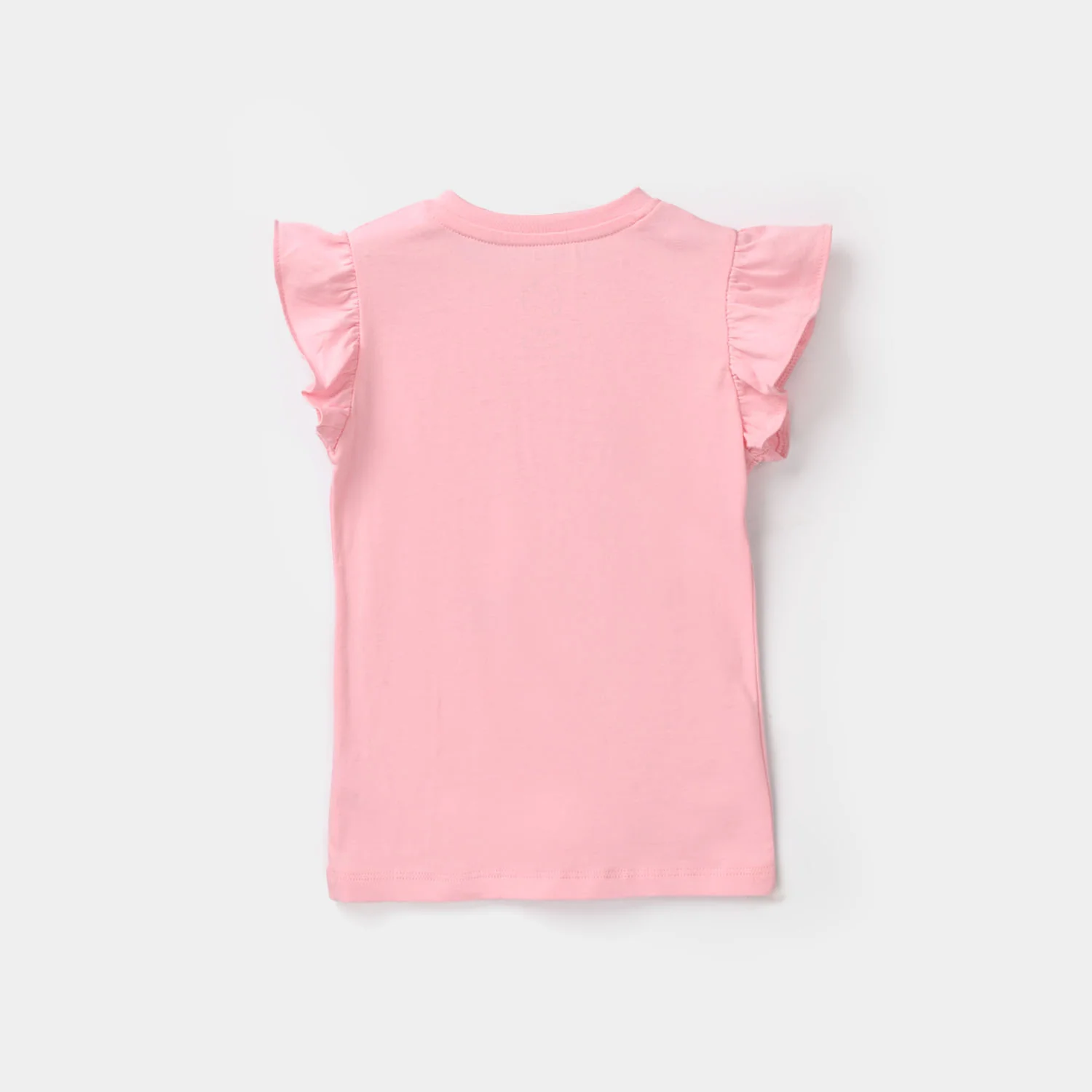 Infant Girls Cotton Jersey T-Shirt - Pink - Image 5
