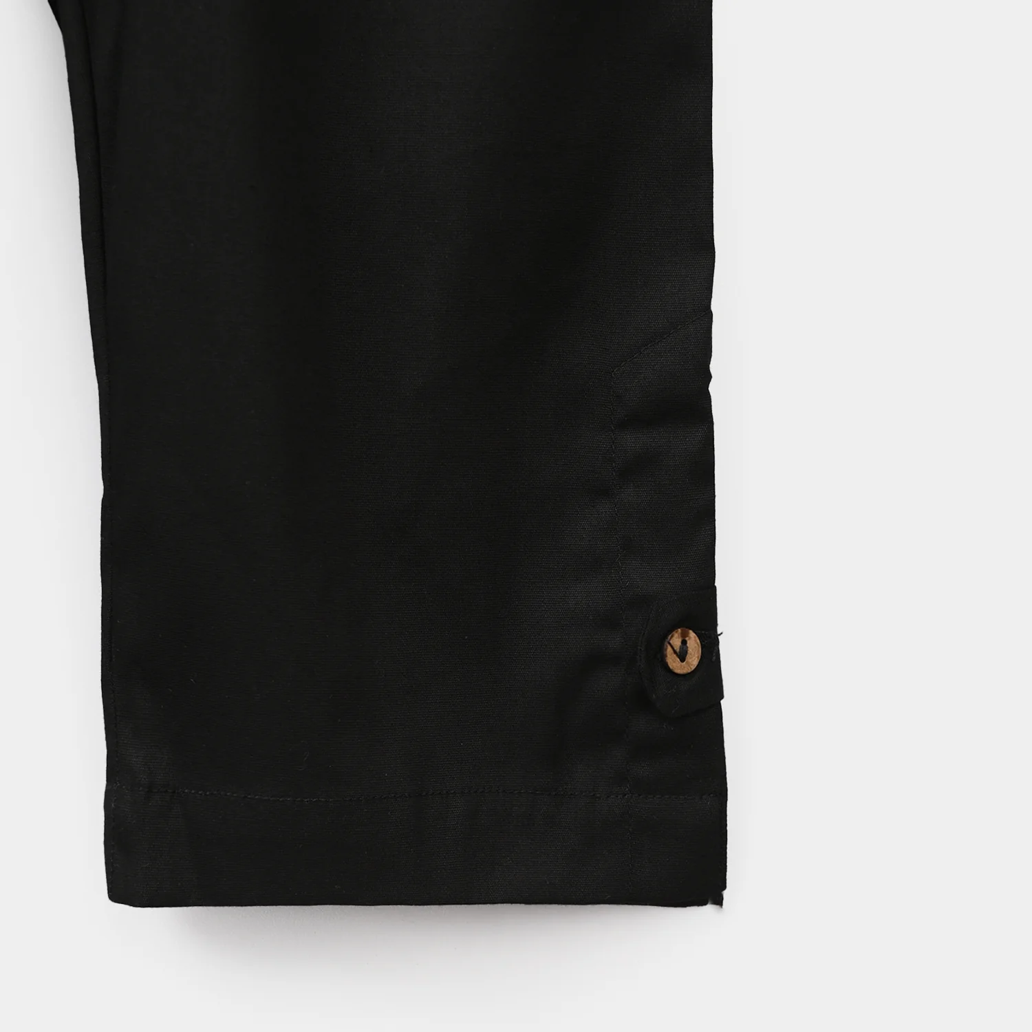 Infant Girls Cotton Pants - Black - Image 2