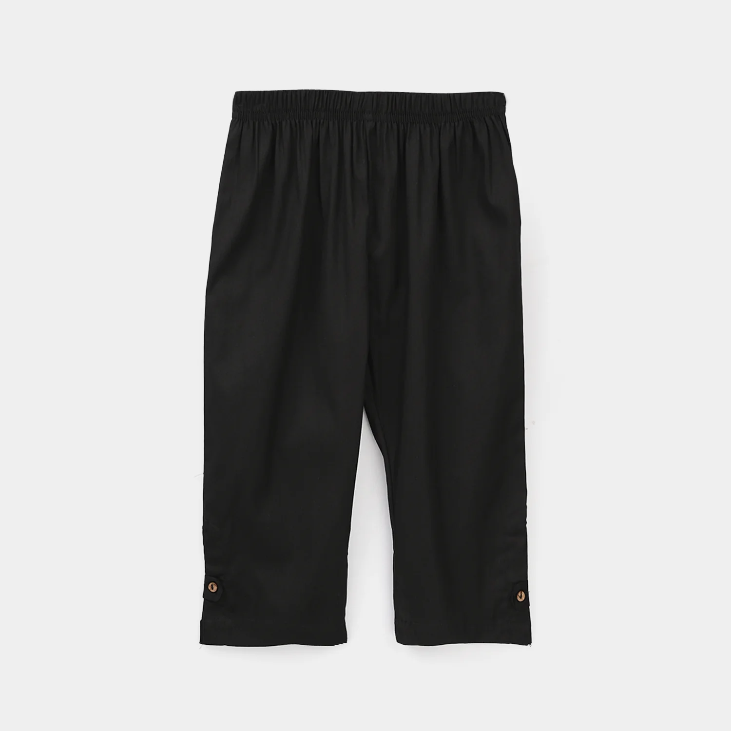 Infant Girls Cotton Pants - Black - Image 3