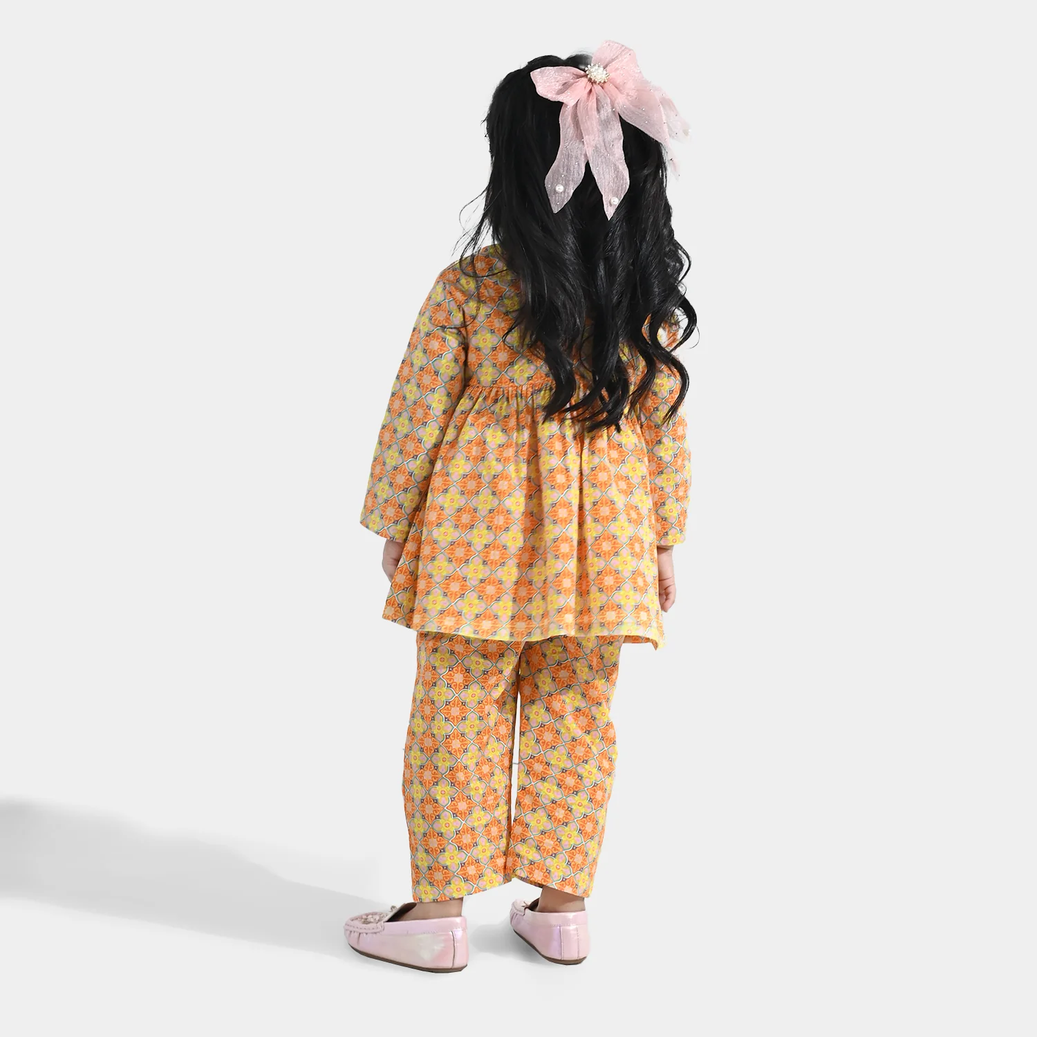 Infant Girls Cotton Printed 2Pcs Tacky - Multi - Image 5