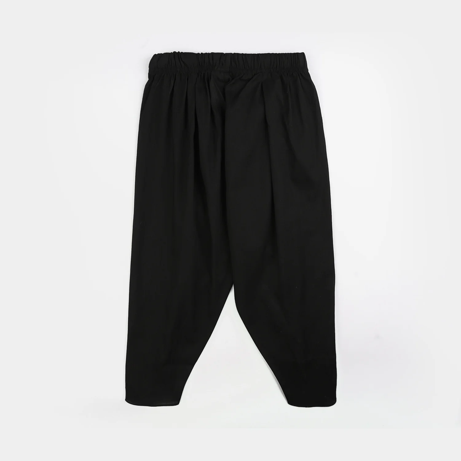 Infant Girls Cotton Tulip Pants - Black - Image 3