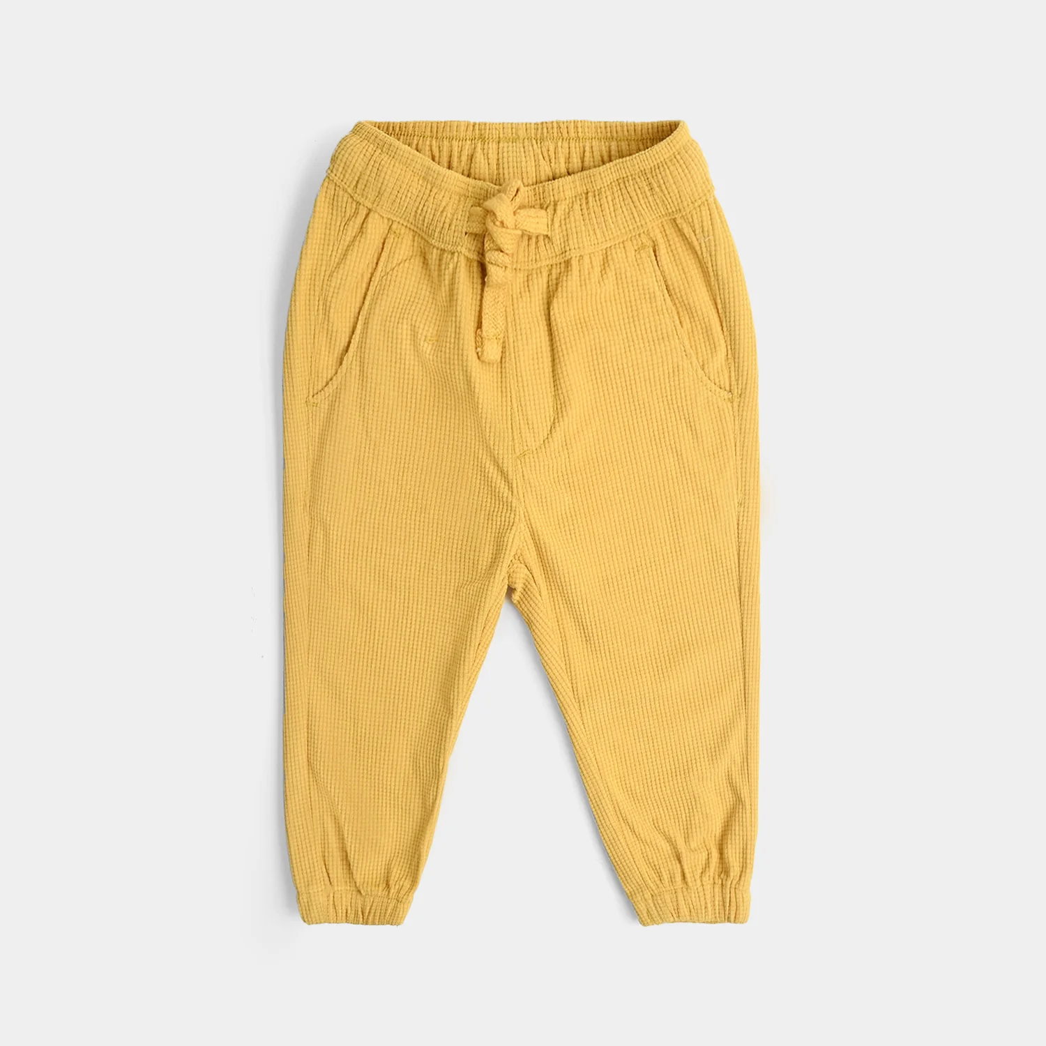 Infant Girls Corduroy Pant Frill - Citrus/yellow