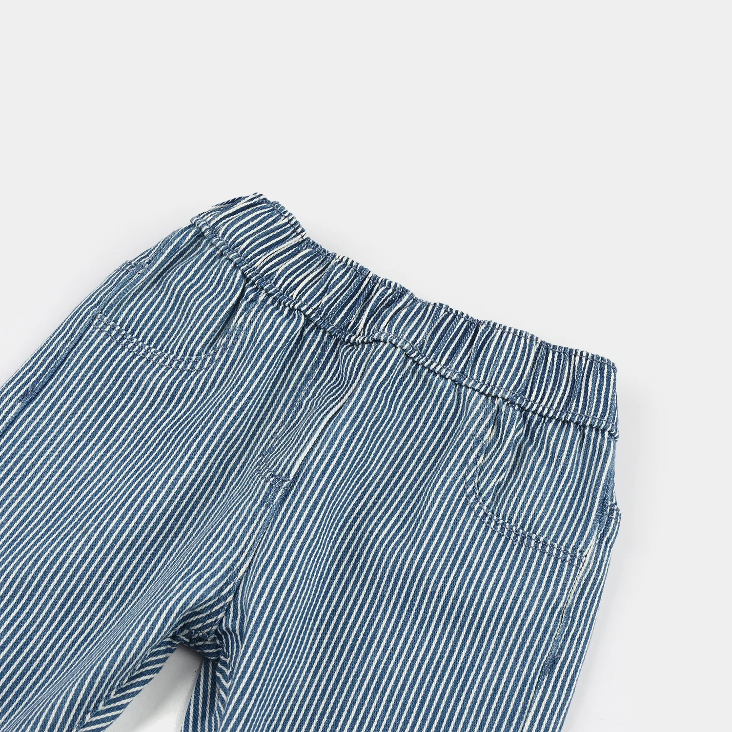 Infant Girls Denim Stretch Jeggings - Light Blue - Image 2