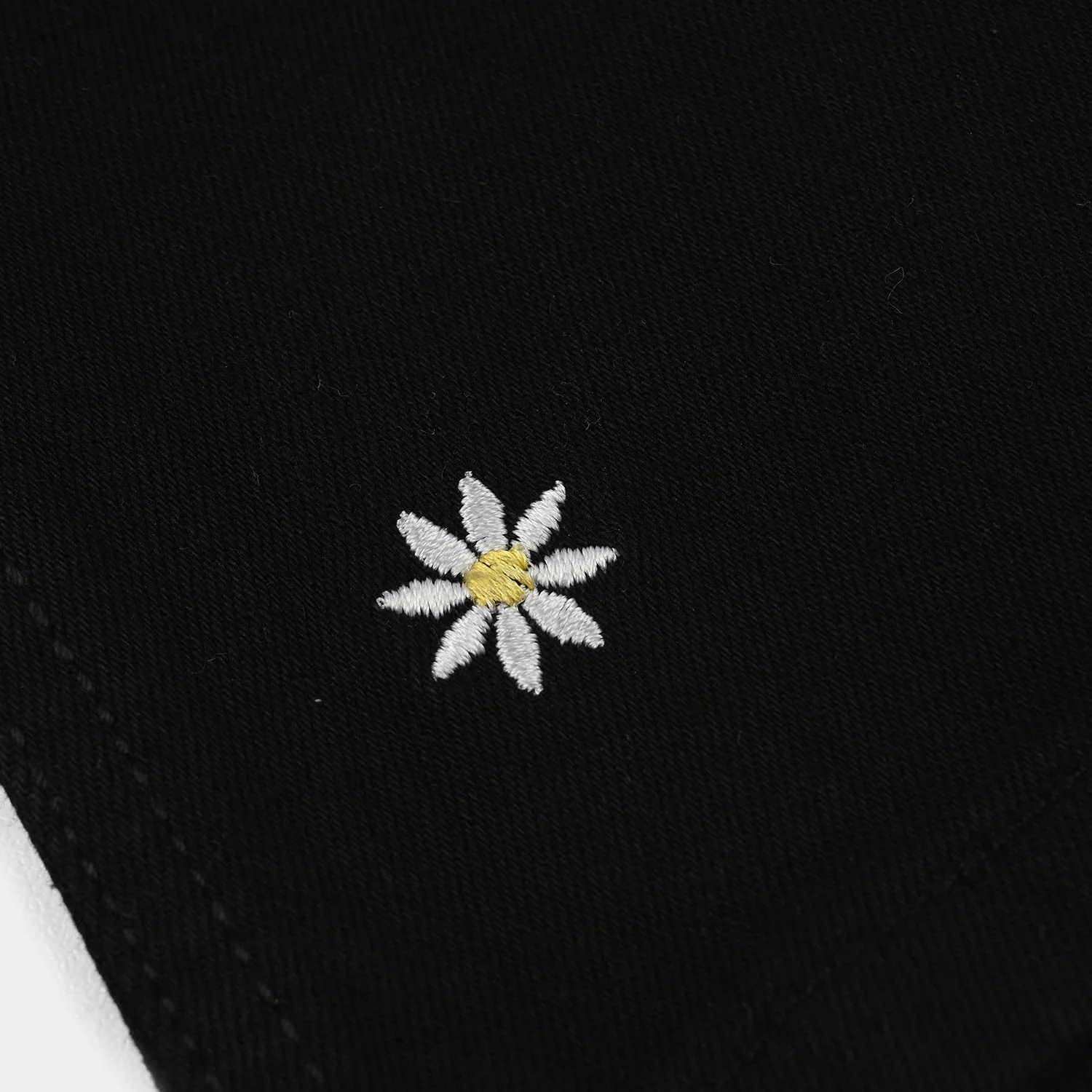Infant Girls Denim Stretch Pant (All Over Flowers) - Black - Image 3