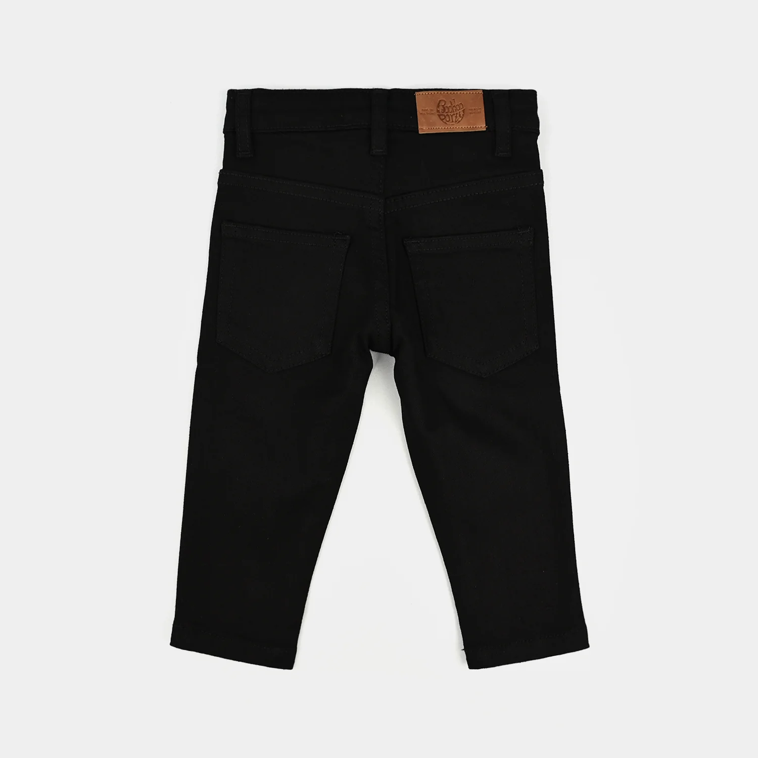 Infant Girls Denim Stretch Pant Basic - BLACK - Image 3