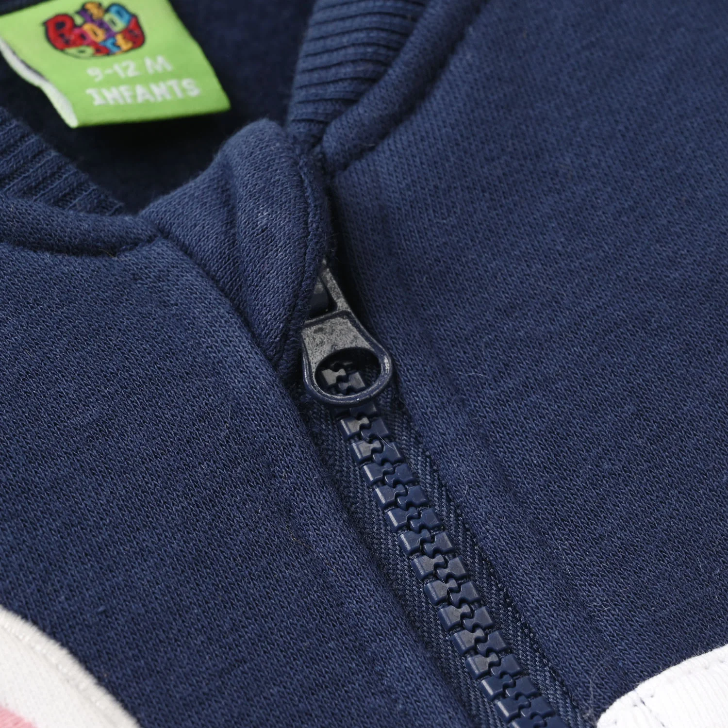 Infant Girls Fleece Jacket (RABBIT) - Navy - Image 2
