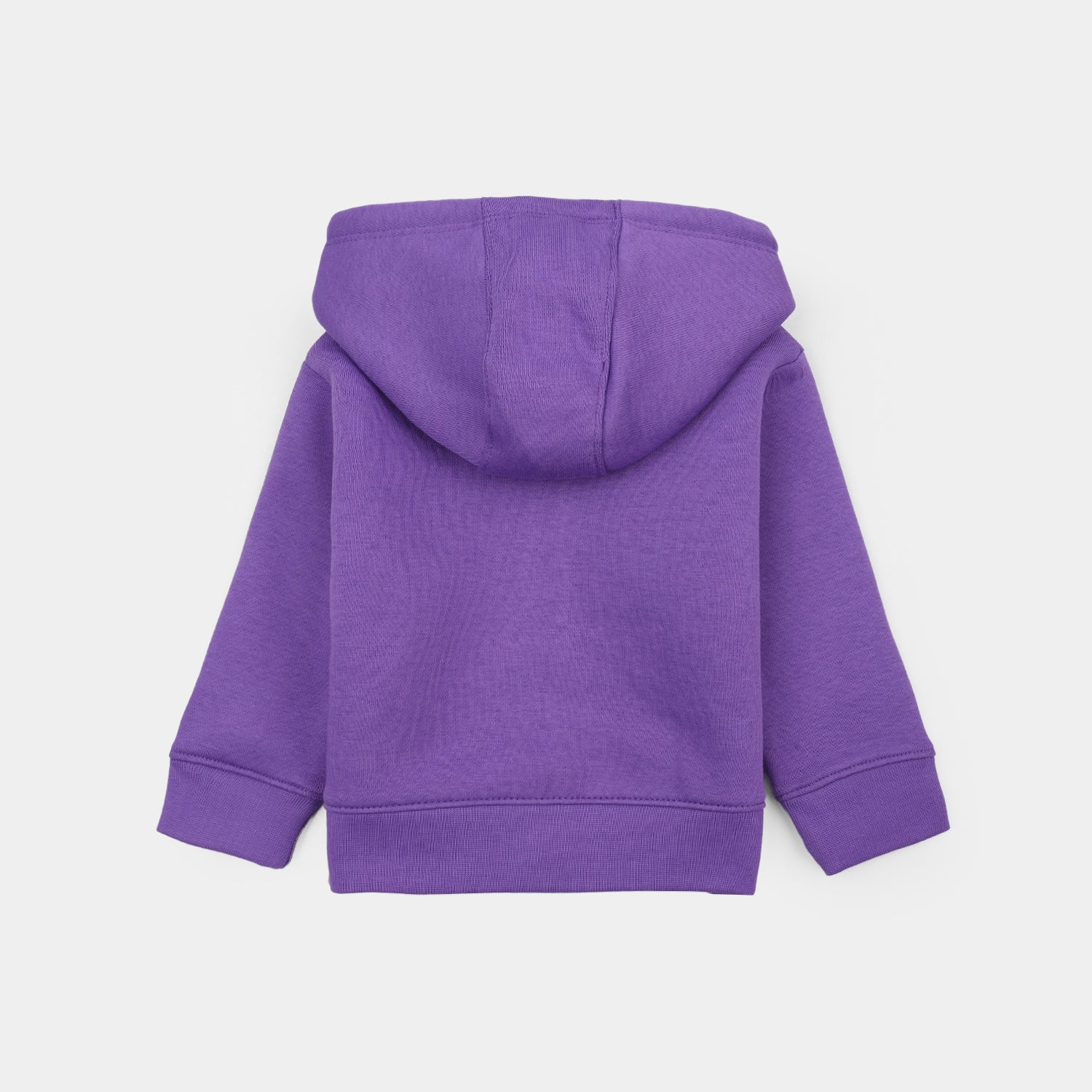 Infant Girls Fleece Knitted Jacket - Purple - Image 5