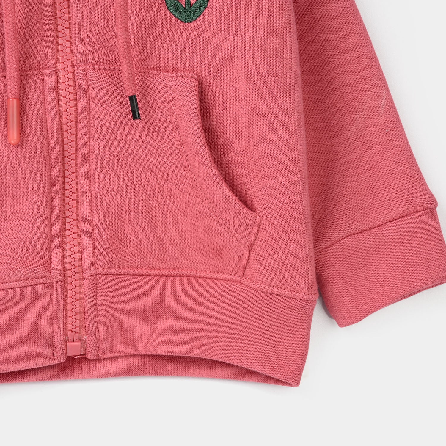 Infant Girls Fleece Knitted Jacket Basic - Image 4
