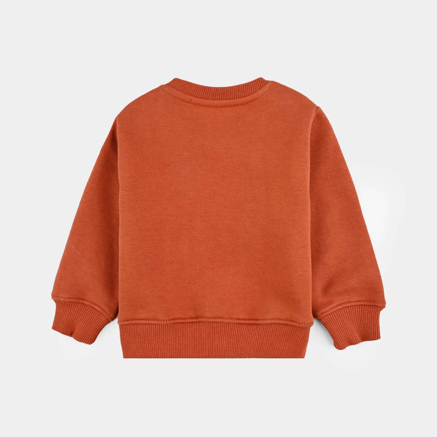 Infant Girls Fleece Sweatshirt (Love) - Orange - Image 4